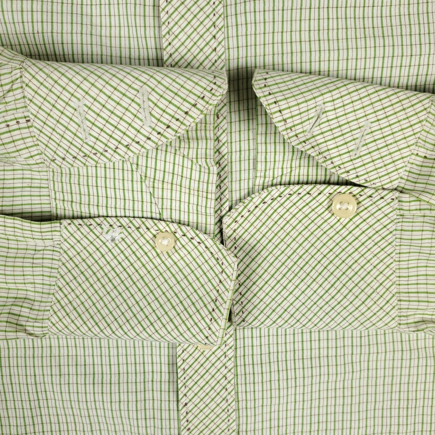 Ben Sherman VINTAGE Ben Sherman Green Check Long Sleeve Button Up Shirt Size L *Damaged* Mens Size US L / EU 52-54 / 3 - 3 Thumbnail