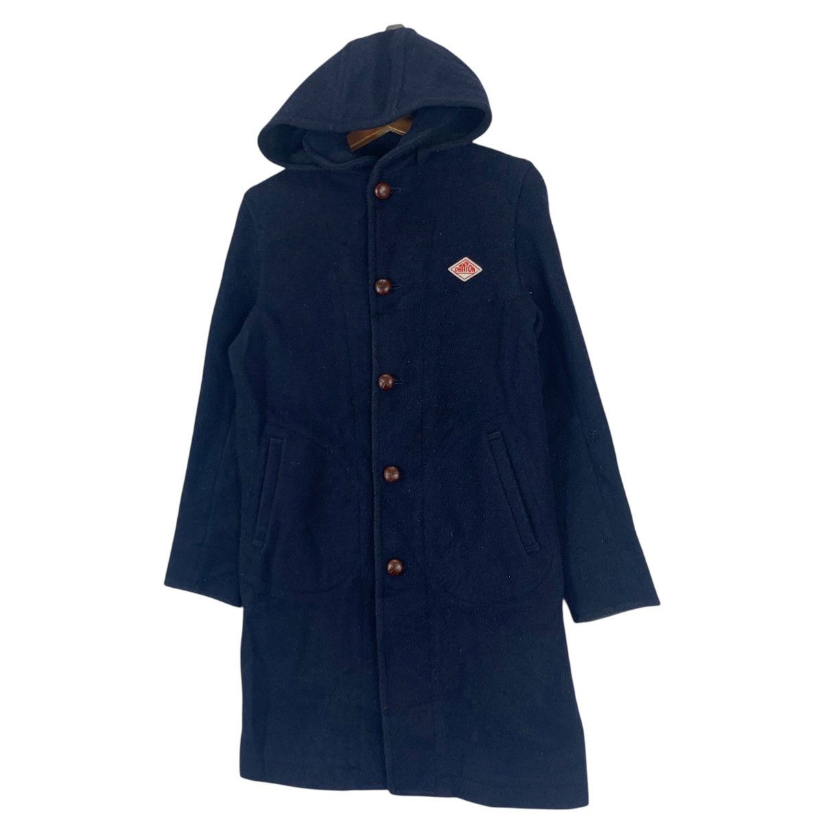 Danton × Japanese Brand × Vintage Vintage Danton Vetements de Travail Wool Heavy Coat Size US XXS / EU 40 - 3 Thumbnail