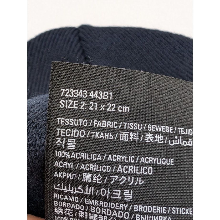 Balenciaga o1rshd1 Q:6 / Size: 2 / Sports Icon Beanie in Navy Size ONE SIZE - 7 Thumbnail