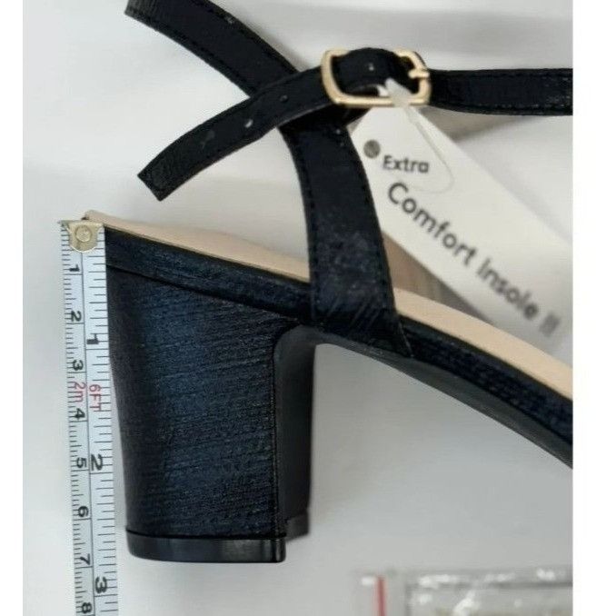 Other DE BLOSSOM / Gloria-10 / Womens Black Rhinestone Heeled Ankl Size US 11 / IT 41 - 8 Thumbnail