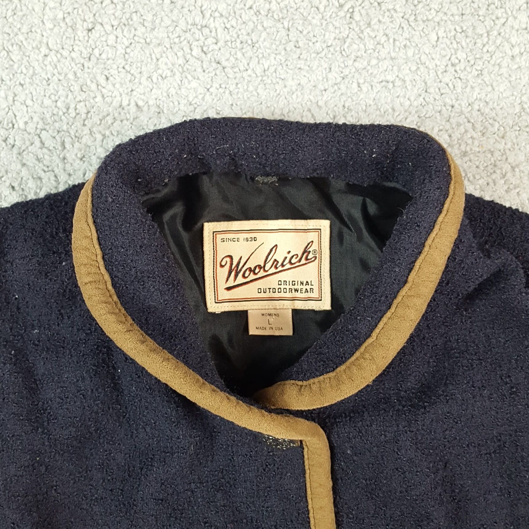 Vintage Vintage Woolrich Women's Wool Button-Up Cardigan Sweater L Fall Winter Casual Retro 90s Size L / US 10 / IT 46 - 3 Thumbnail