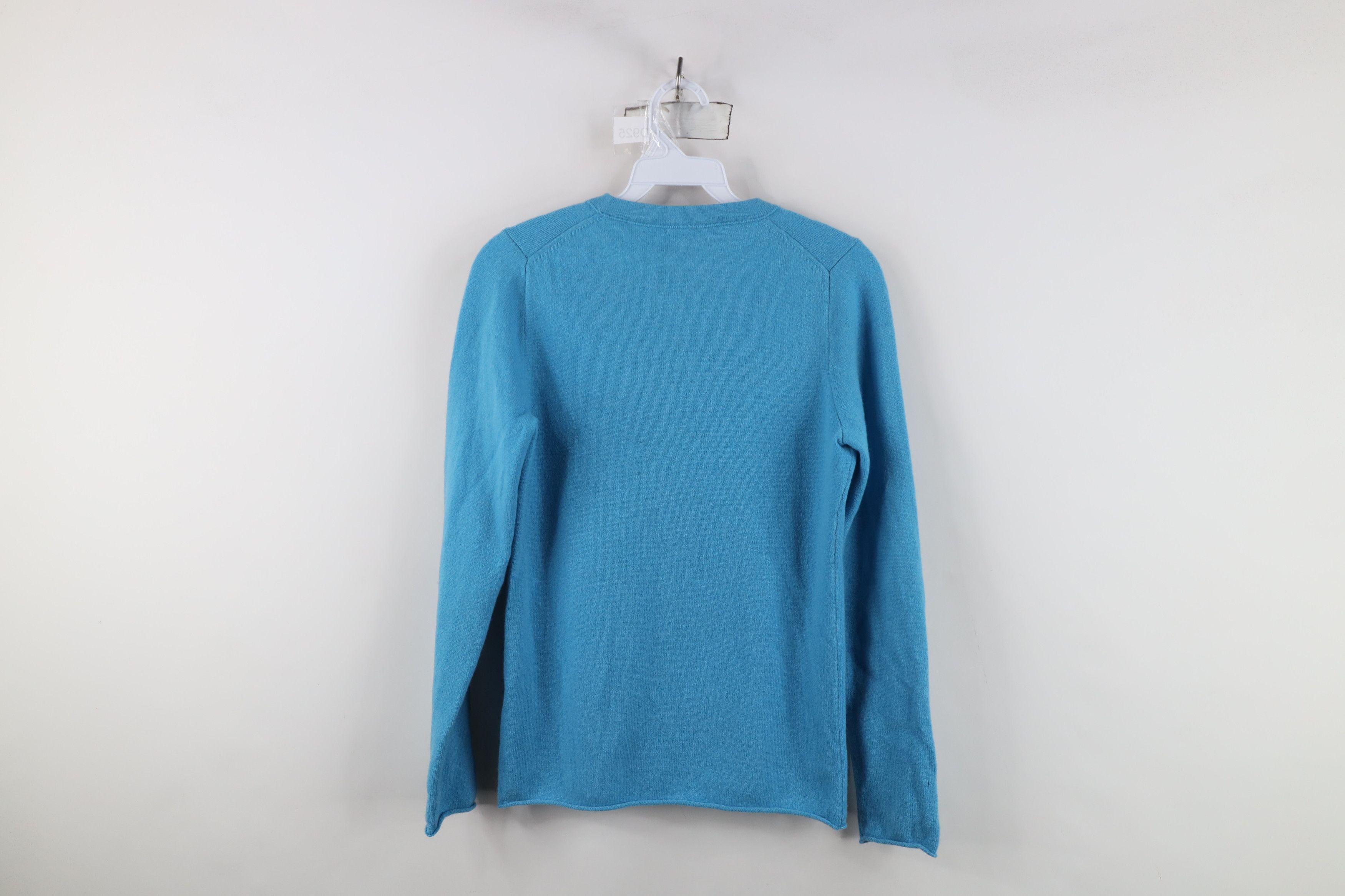J.Crew Vintage J Crew Blank Soft Cashmere Marled Knit Sweater Blue Size M / US 6-8 / IT 42-44 - 8 Thumbnail