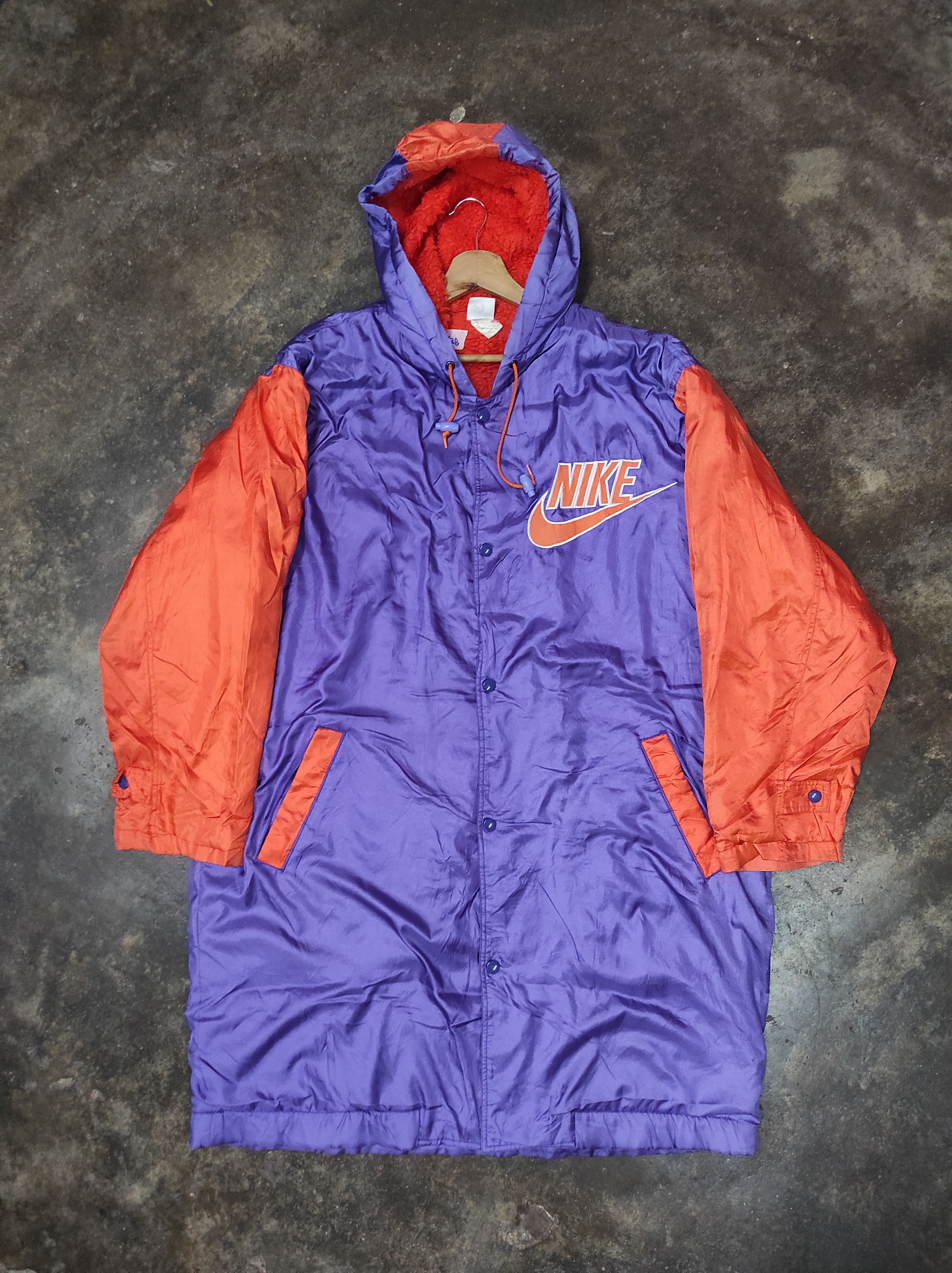 Nike × Vintage NIKE FORCE BASKETBALL EMBROIDERY VTG 90'S PARKA DISTRESSED Size US L / EU 52-54 / 3 - 2 Thumbnail