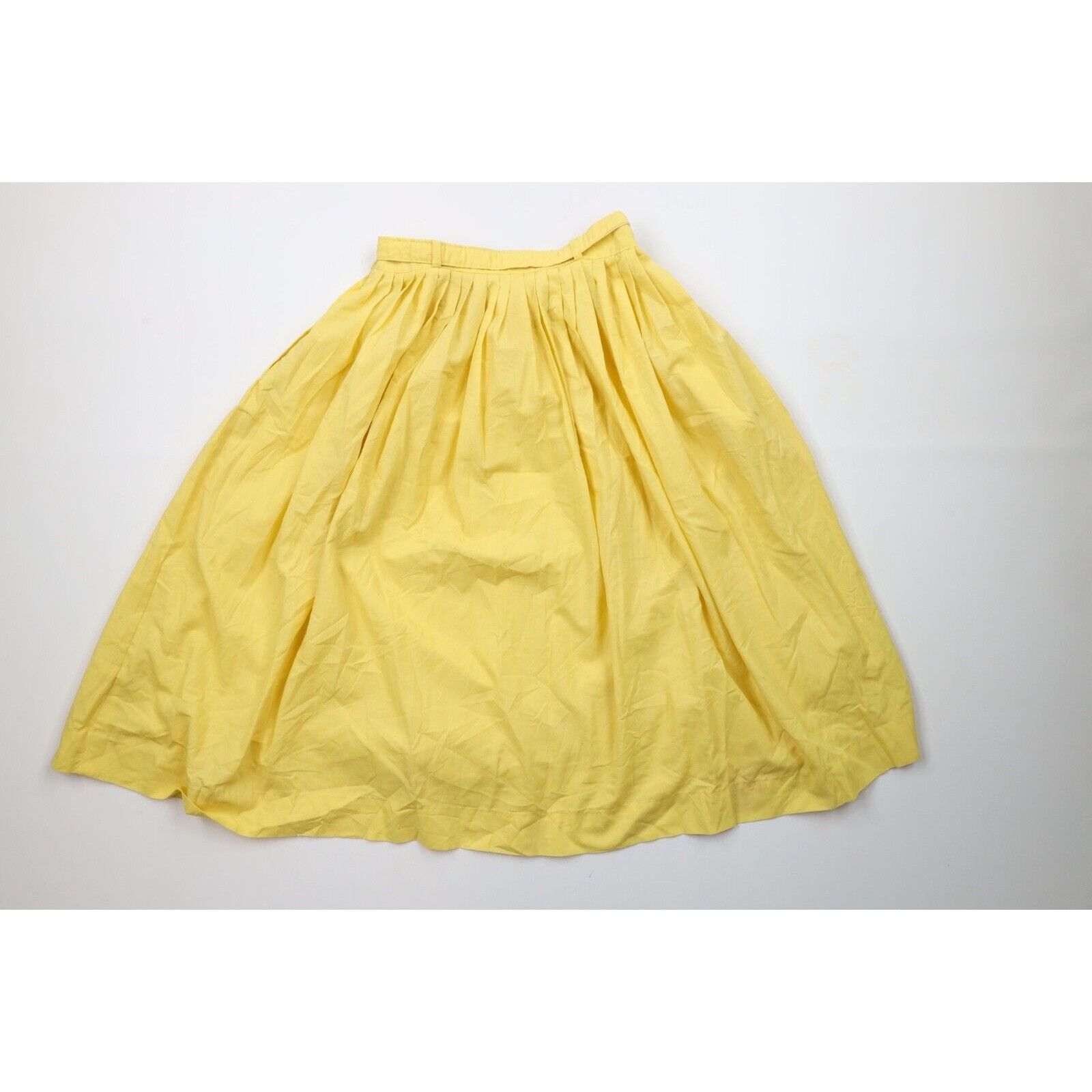 Vintage Vintage 60s 70s Streetwear Distressed Pleated Belted Skirt Size 24" / US 00 / IT 34 - 10 Thumbnail