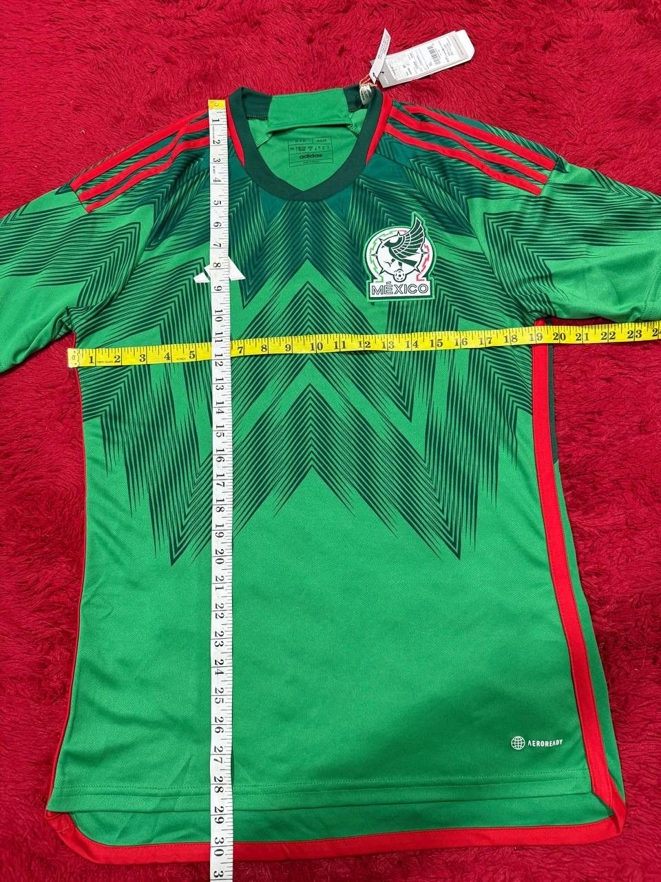 Adidas Mexico National Team Home Jersey 2022/23 – Size L ( Size US L / EU 52-54 / 3 - 3 Thumbnail