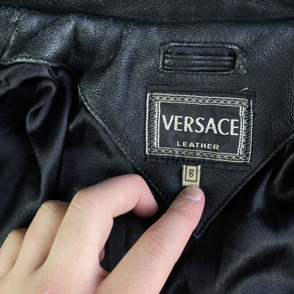 Versace Versace Leather Jacket Size US S / EU 44-46 / 1 - 12 Thumbnail