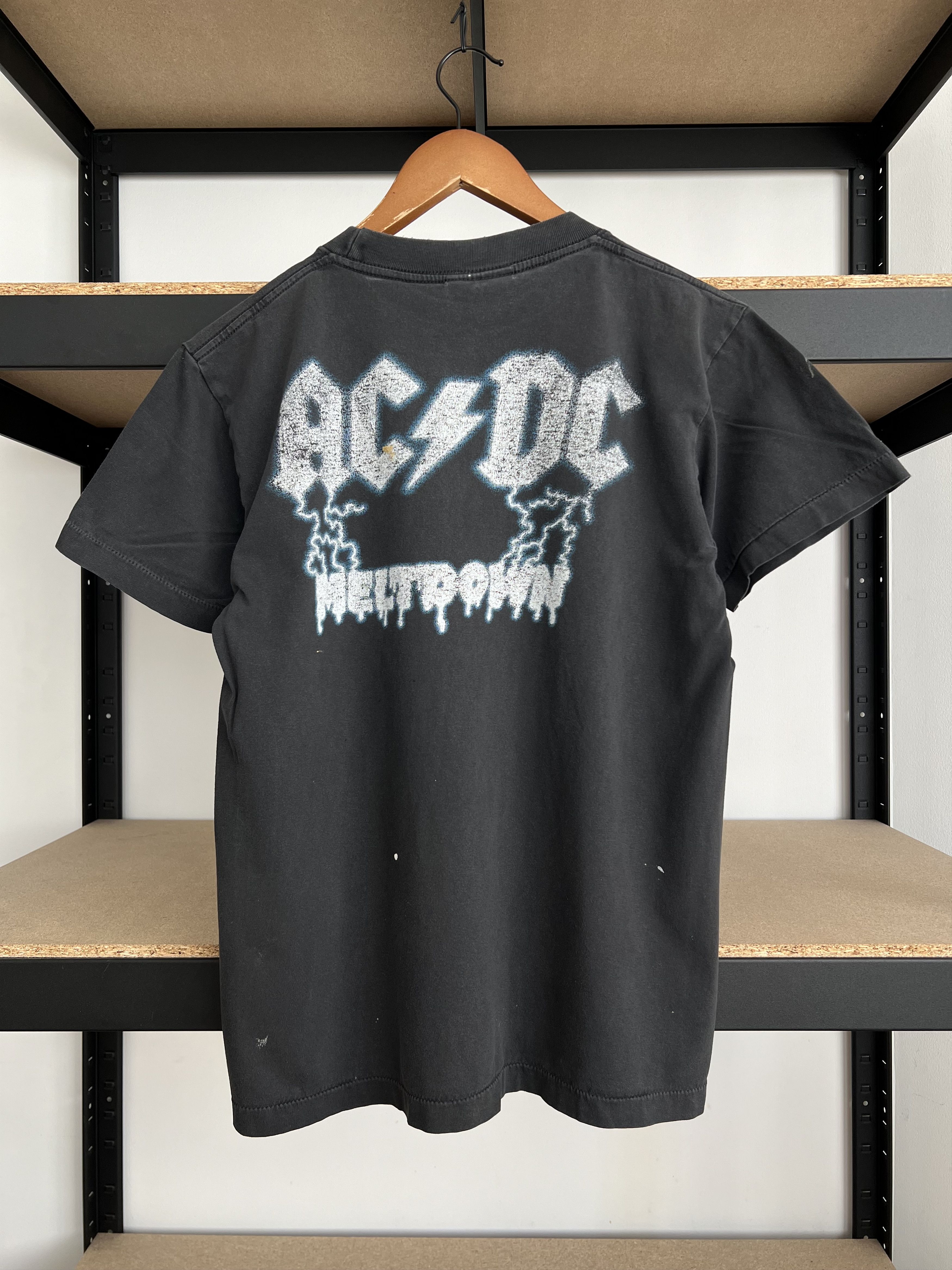 Band Tees Vintage 90s AC/DC Meltdown Frankenstein Lightning T-shirt Size US M / EU 48-50 / 2 - 4 Thumbnail
