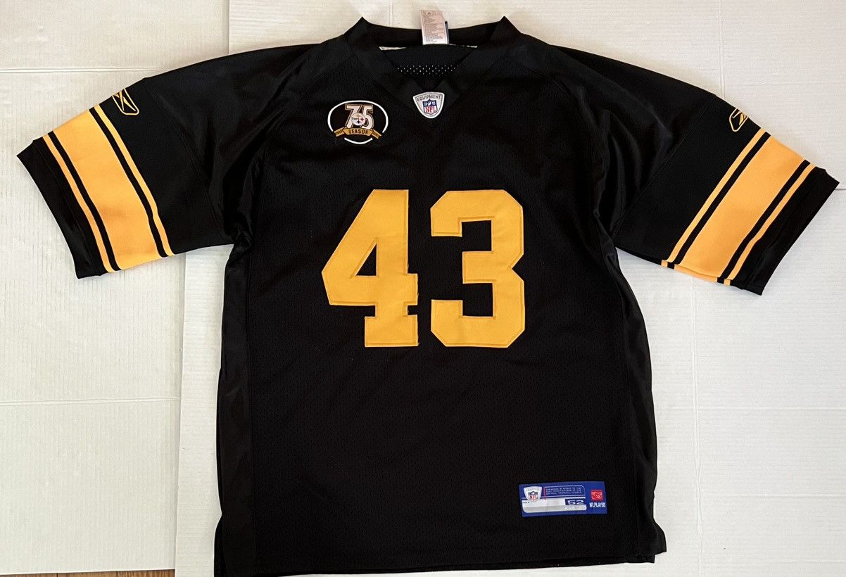Reebok Pittsburgh Steelers 75th Anniversary Authentic Reebok Jersey Size US XL / EU 56 / 4 - 1 Thumbnail