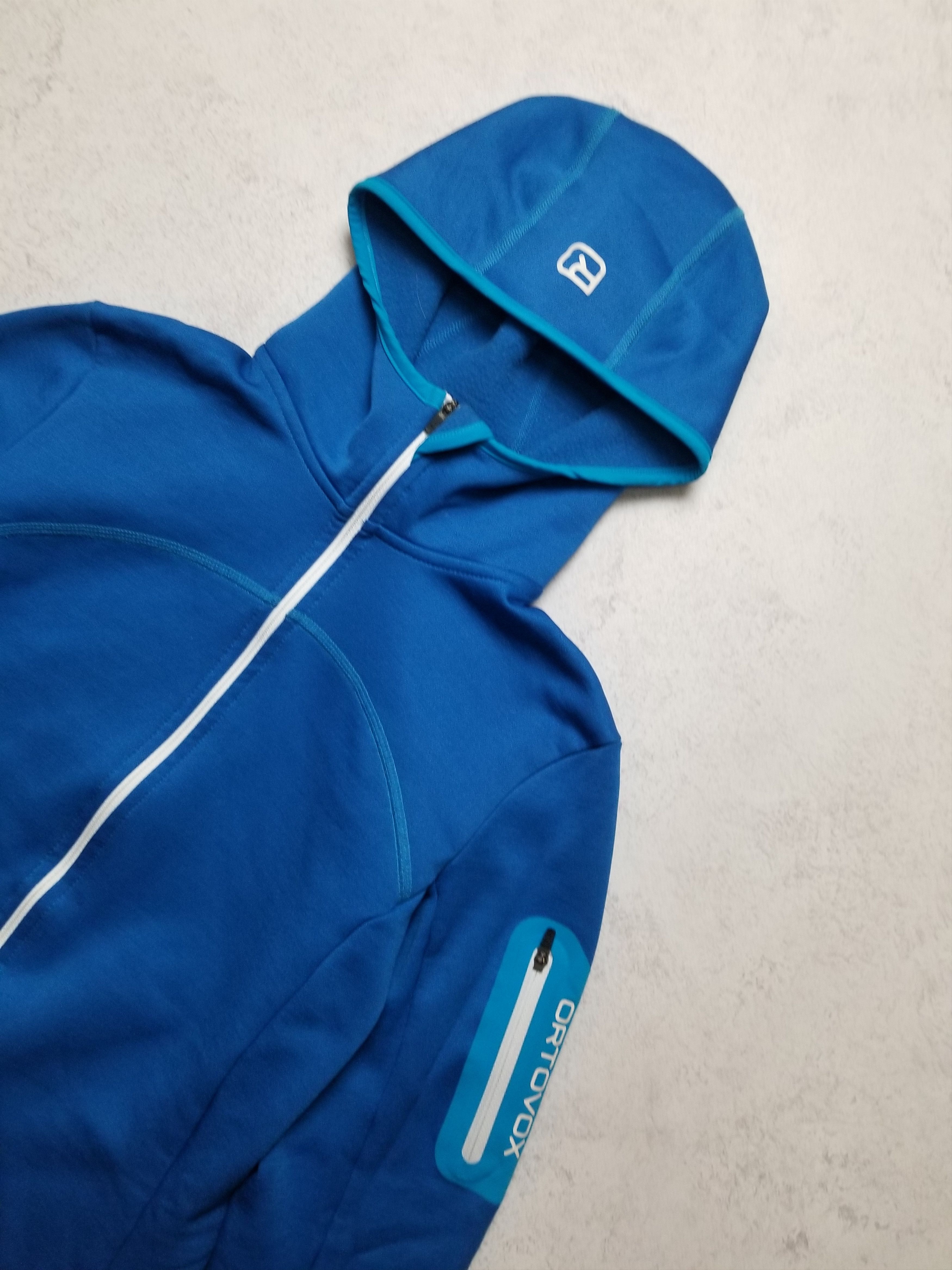 ORTOVOX Merino Wool Full Zip Hooded Fleece Hiking Track Jacket Size M / US 6-8 / IT 42-44 - 3 Thumbnail