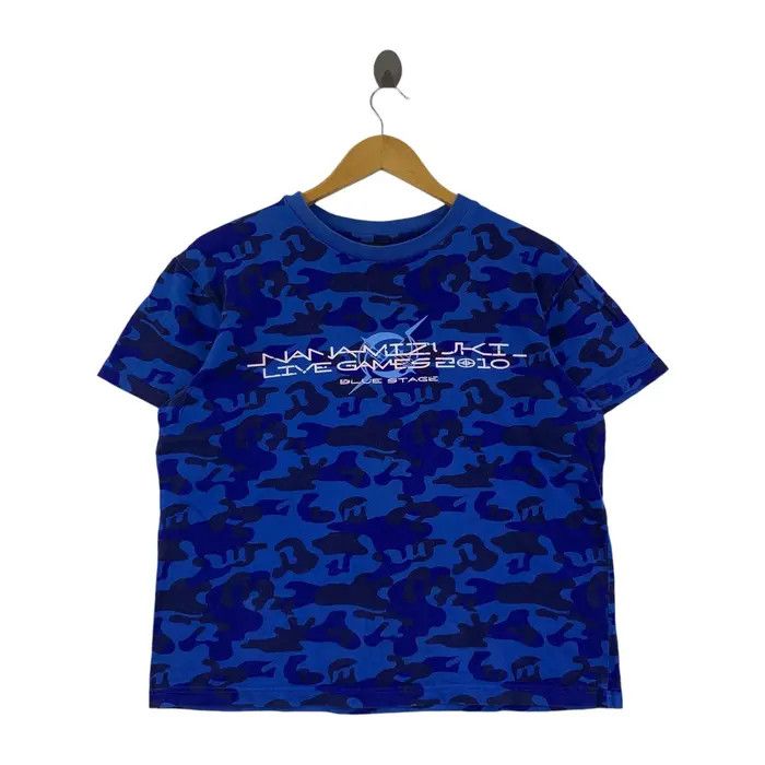 Vintage NANA MIZUKI NM7 Live Games 2010 Blue Stage Tee Shirt Size US M / EU 48-50 / 2 - 1 Thumbnail