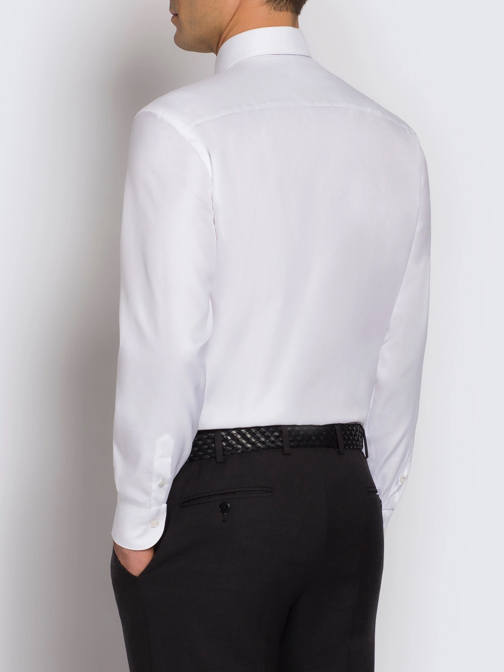Brioni Brioni Essential White Ventiquattro Cotton Formal Shirt Size US M / EU 48-50 / 2 - 3 Thumbnail