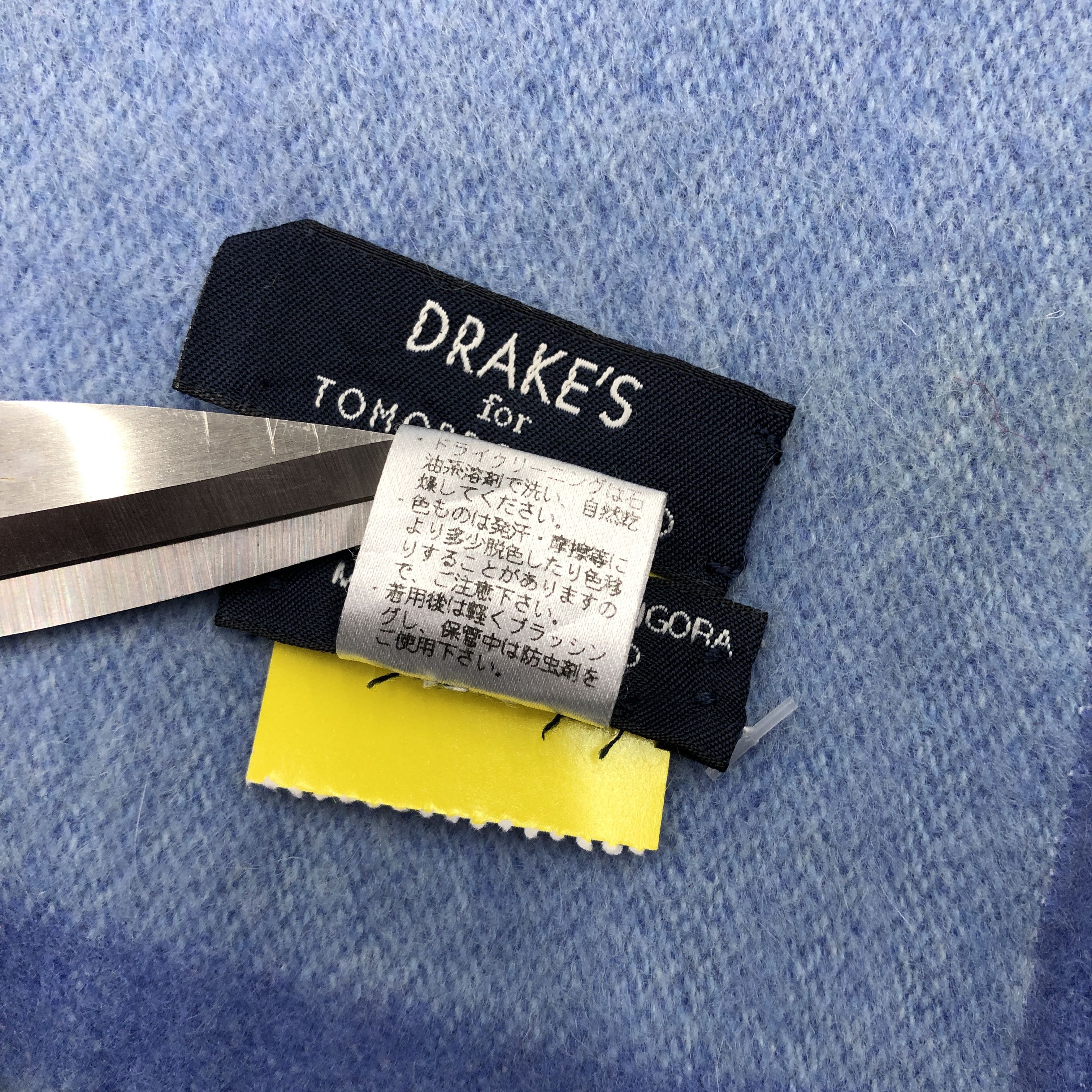 Drake Vintage Drakes Scarf Muffler Wool Cashmere Scarves Size ONE SIZE - 5 Thumbnail