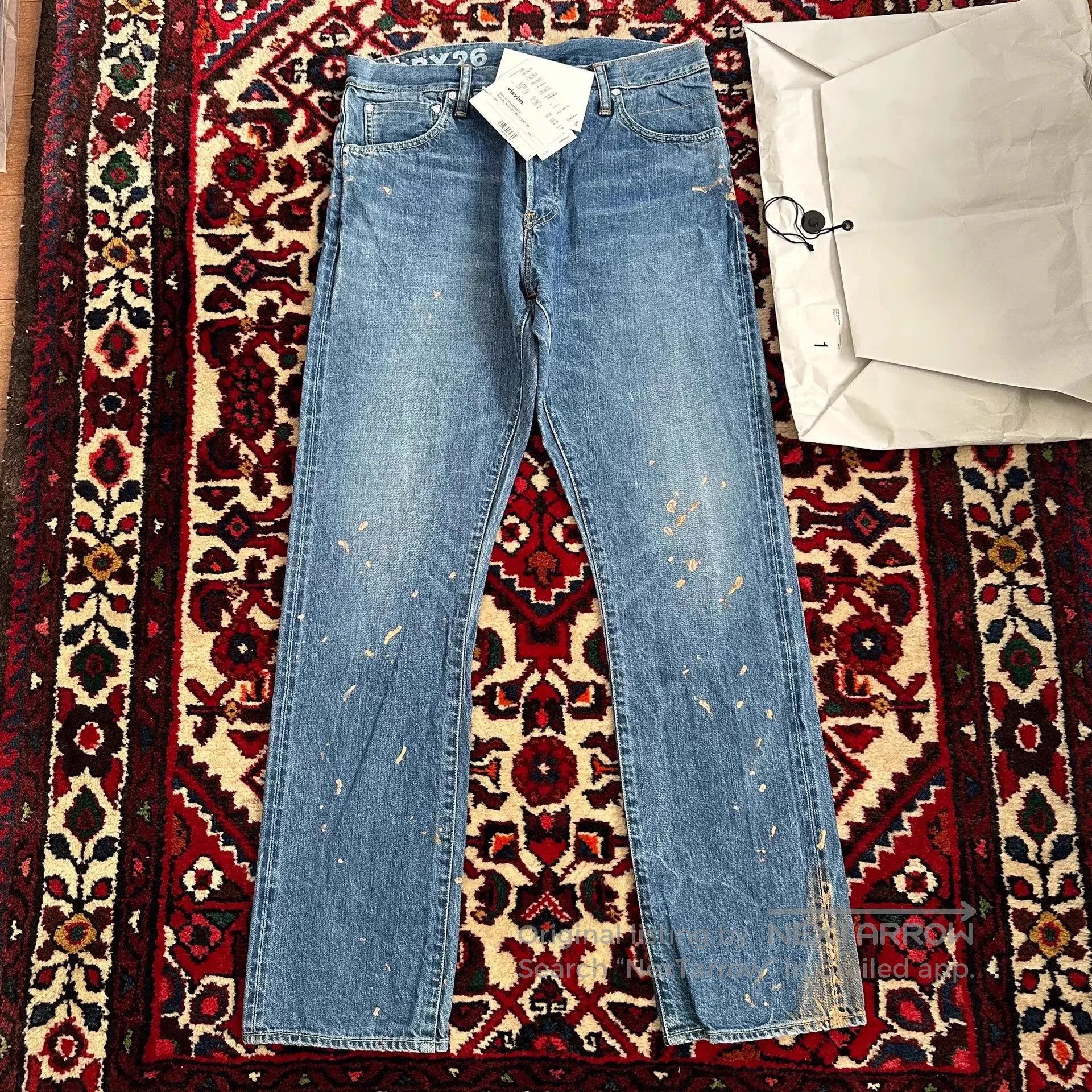 Visvim Blue Distressed Denim Jeans Size 30. Size US 30 / EU 46 - 1 Thumbnail