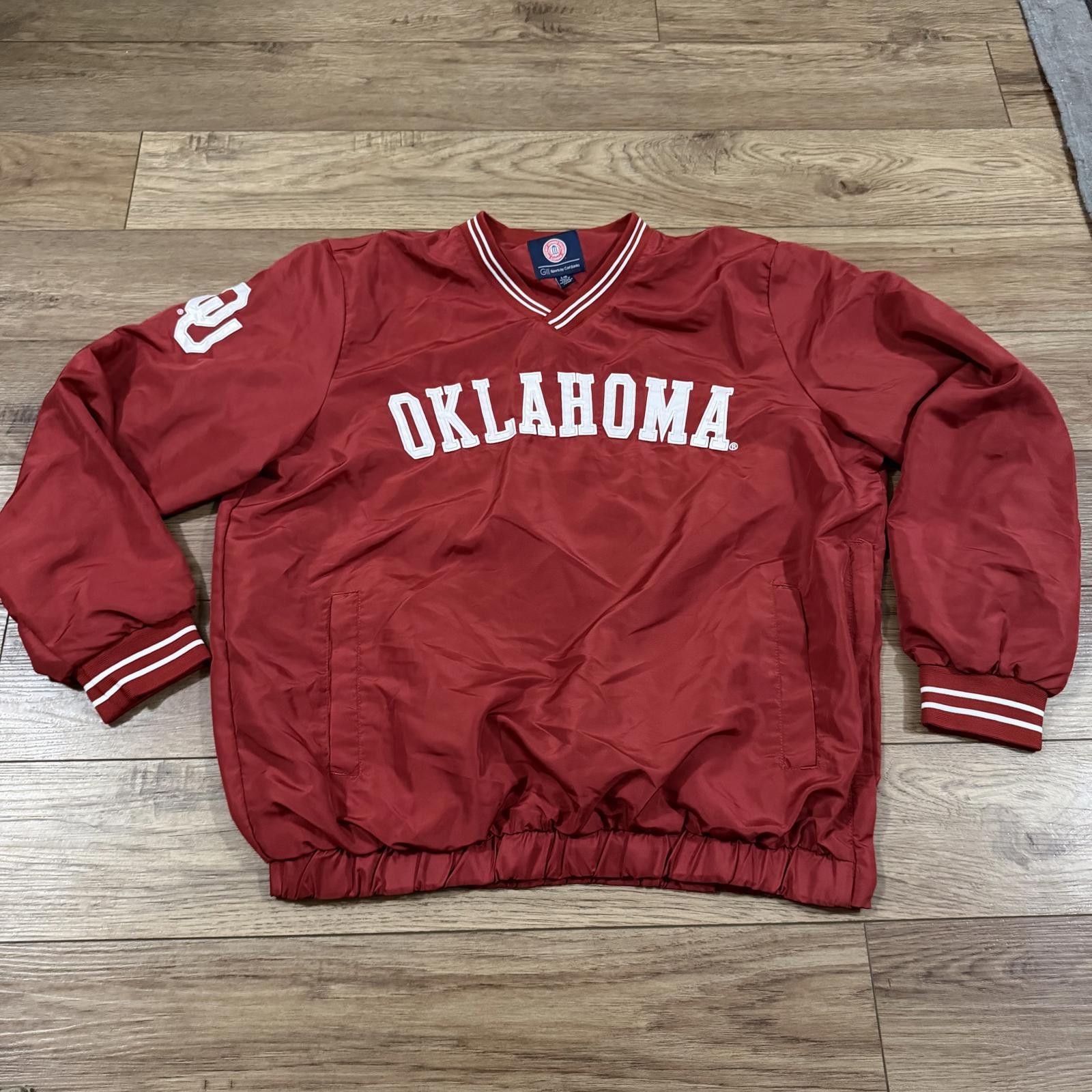 Other Vintage Y2k Oklahoma Sooners Windbreaker Pullover College Size US L / EU 52-54 / 3 - 1 Thumbnail