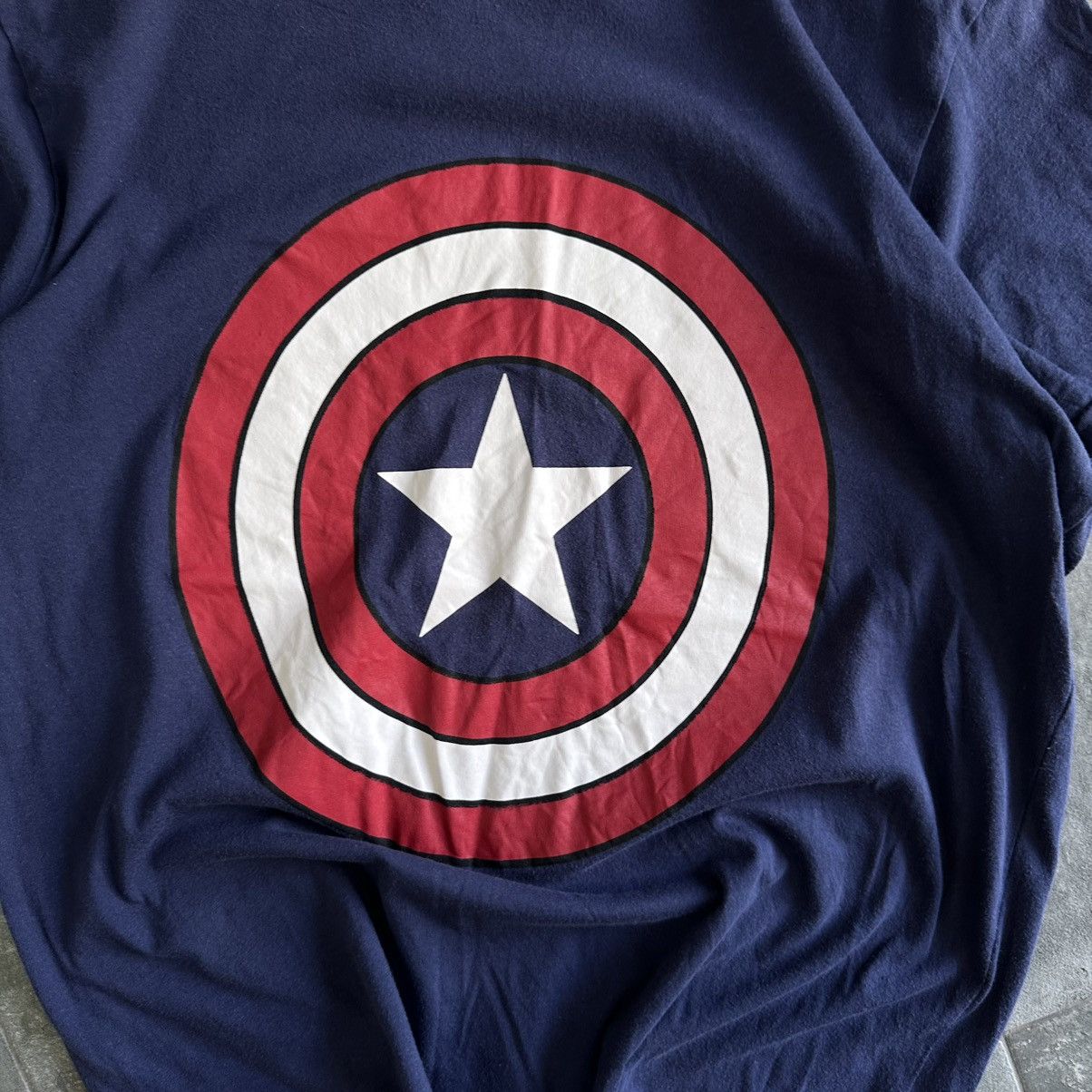 Marvel Comics × Vintage Vintage DC Marvel Comics T-shirts Capitan America Big Logo Size US L / EU 52-54 / 3 - 7 Thumbnail