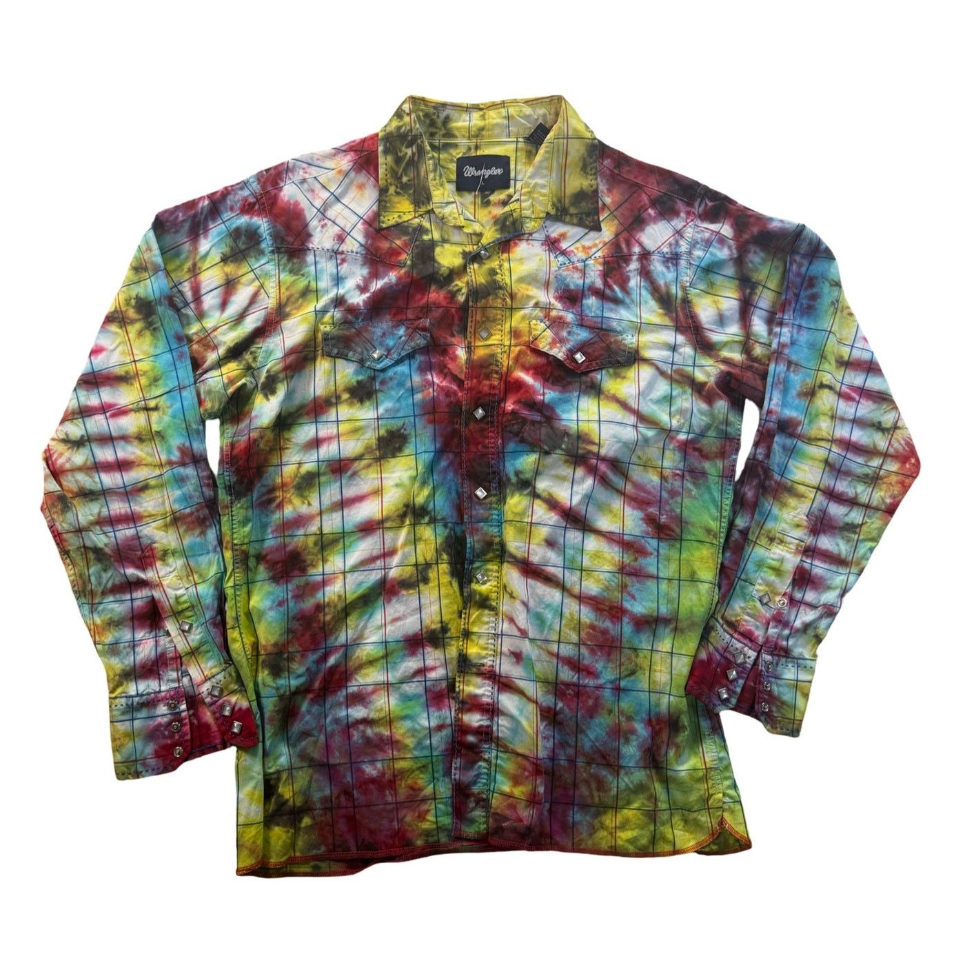 Wrangler Large Wrangler long sleeve Tie-dye western ware by air bear Size US L / EU 52-54 / 3 - 1 Thumbnail