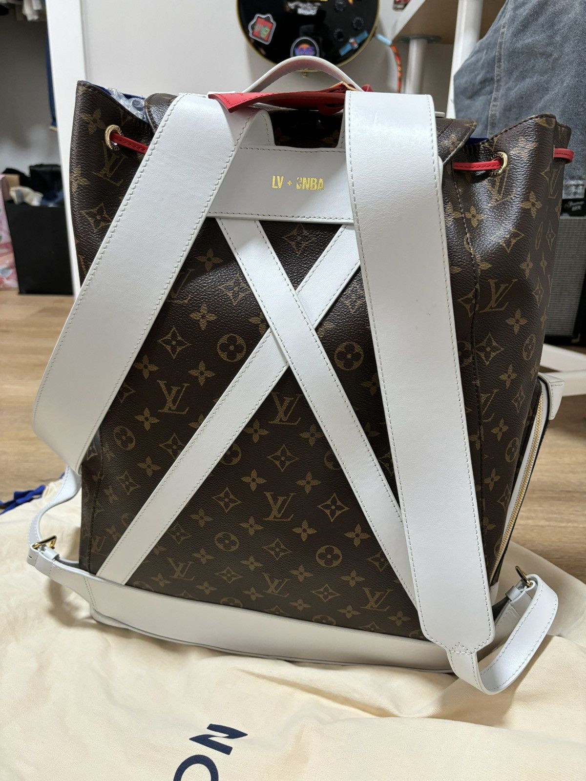 Louis Vuitton × NBA Louis Vuitton x NBA Christopher Soft Trunk Backpack Size ONE SIZE - 3 Thumbnail