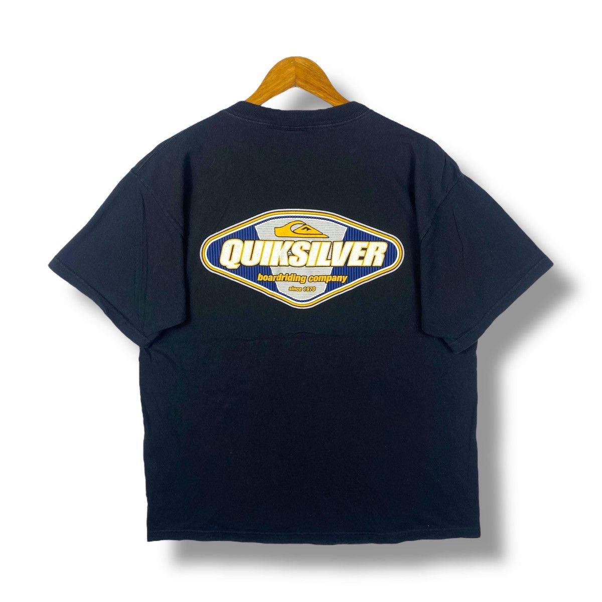 Quiksilver Vintage QUIKSILVER Boardriding Company Graphic Surf Tee Size US L / EU 52-54 / 3 - 1 Thumbnail