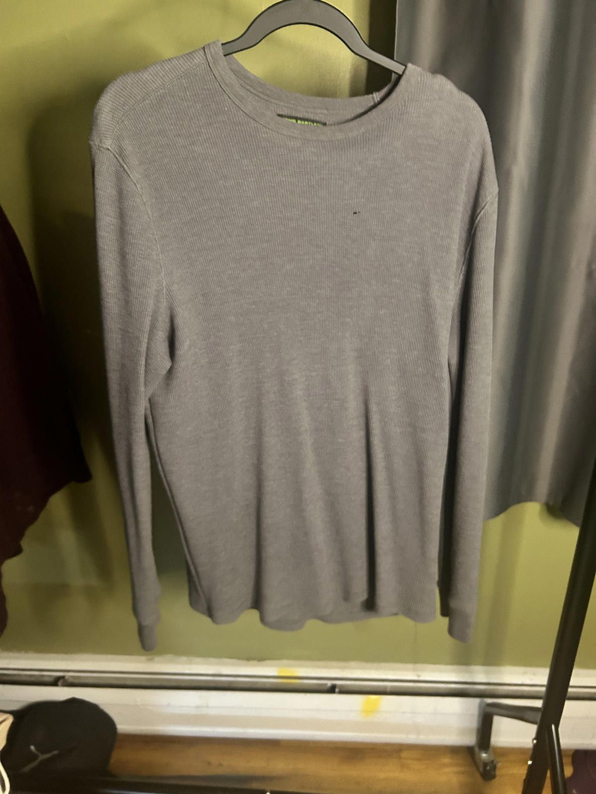 Other John Bartlett Consensus Mens Long Sleeve Waffle Knit Sweater Size ONE SIZE - 4 Thumbnail