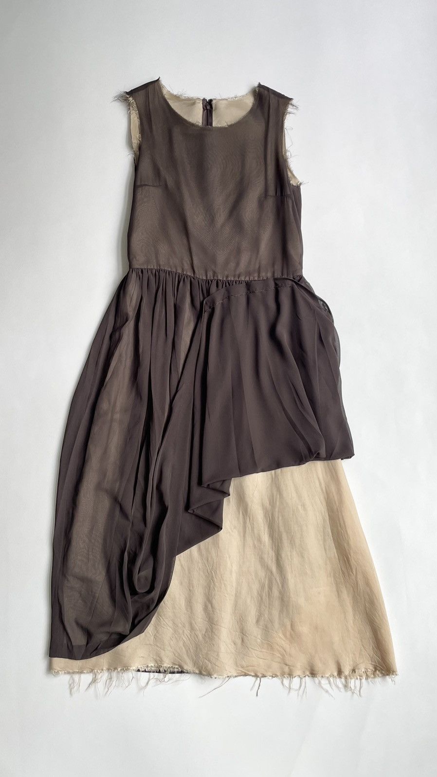 Maison Margiela S/S 03 Raw Edge Lifted Up Skirt Dress Size M / US 6-8 / IT 42-44 - 1 Thumbnail