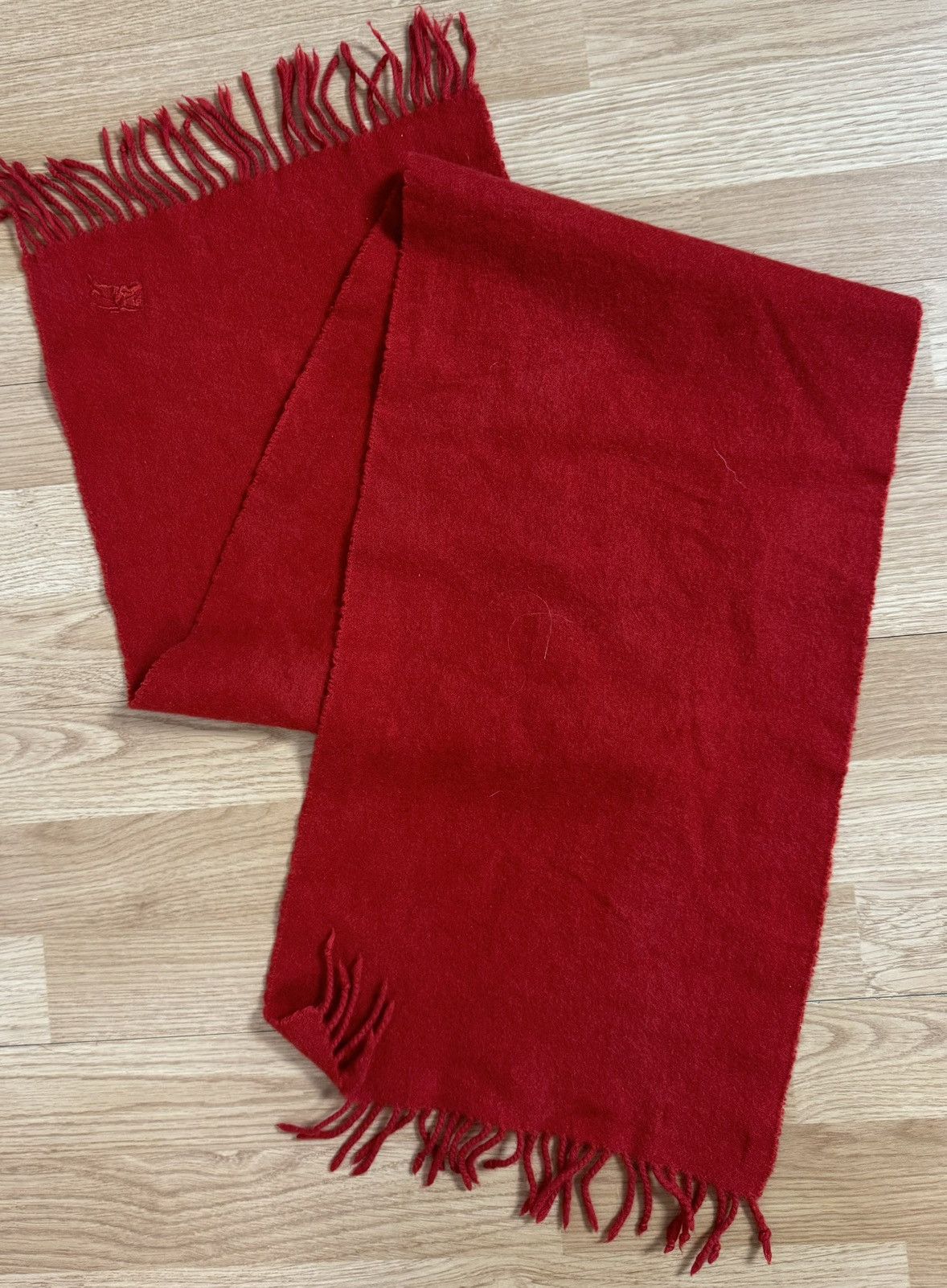 Burberry Burberry’s Burberry vintage cashmere red scarf scarves Size ONE SIZE - 5 Thumbnail