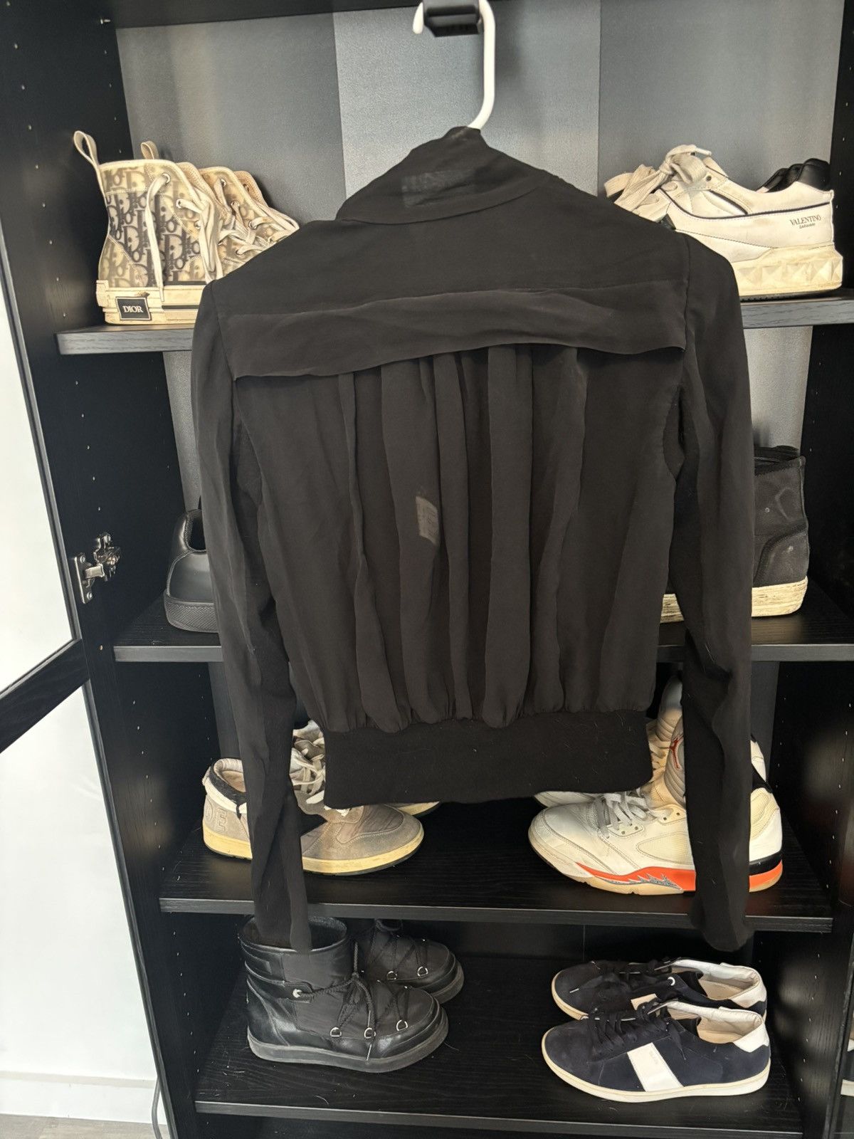 Rick Owens Rick Owens Silk Shawl Collar Bomber Jacket Size M / US 6-8 / IT 42-44 - 2 Thumbnail