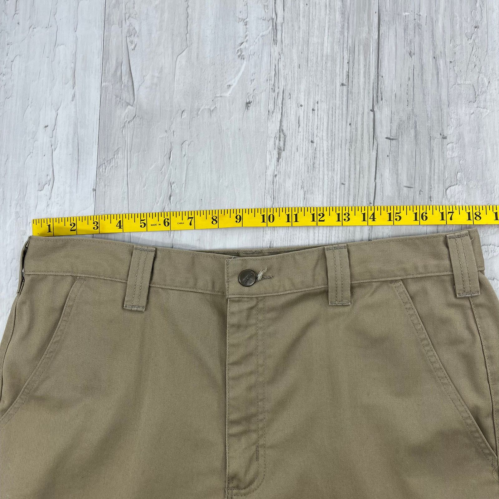 Carhartt Carhartt Blended Twill Tan Khaki Chino Flawed Pants 32 Size US 36 / EU 52 - 12 Thumbnail