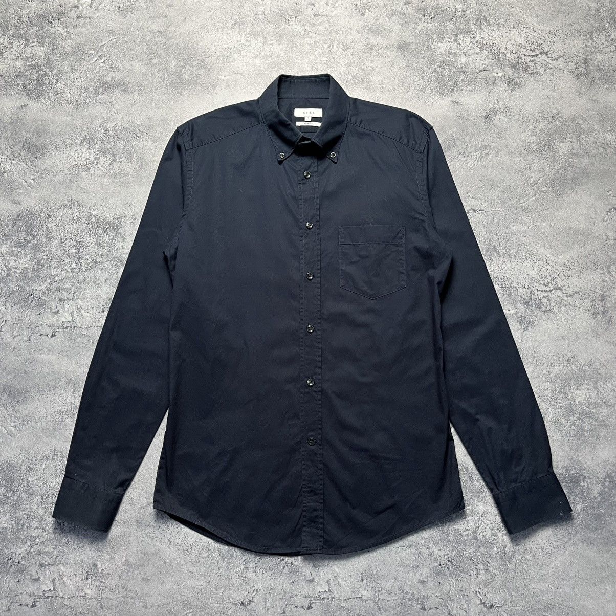 Reiss Reiss Blue Shirt Button Down Luxury Streetwear Designer Size US S / EU 44-46 / 1 - 1 Thumbnail