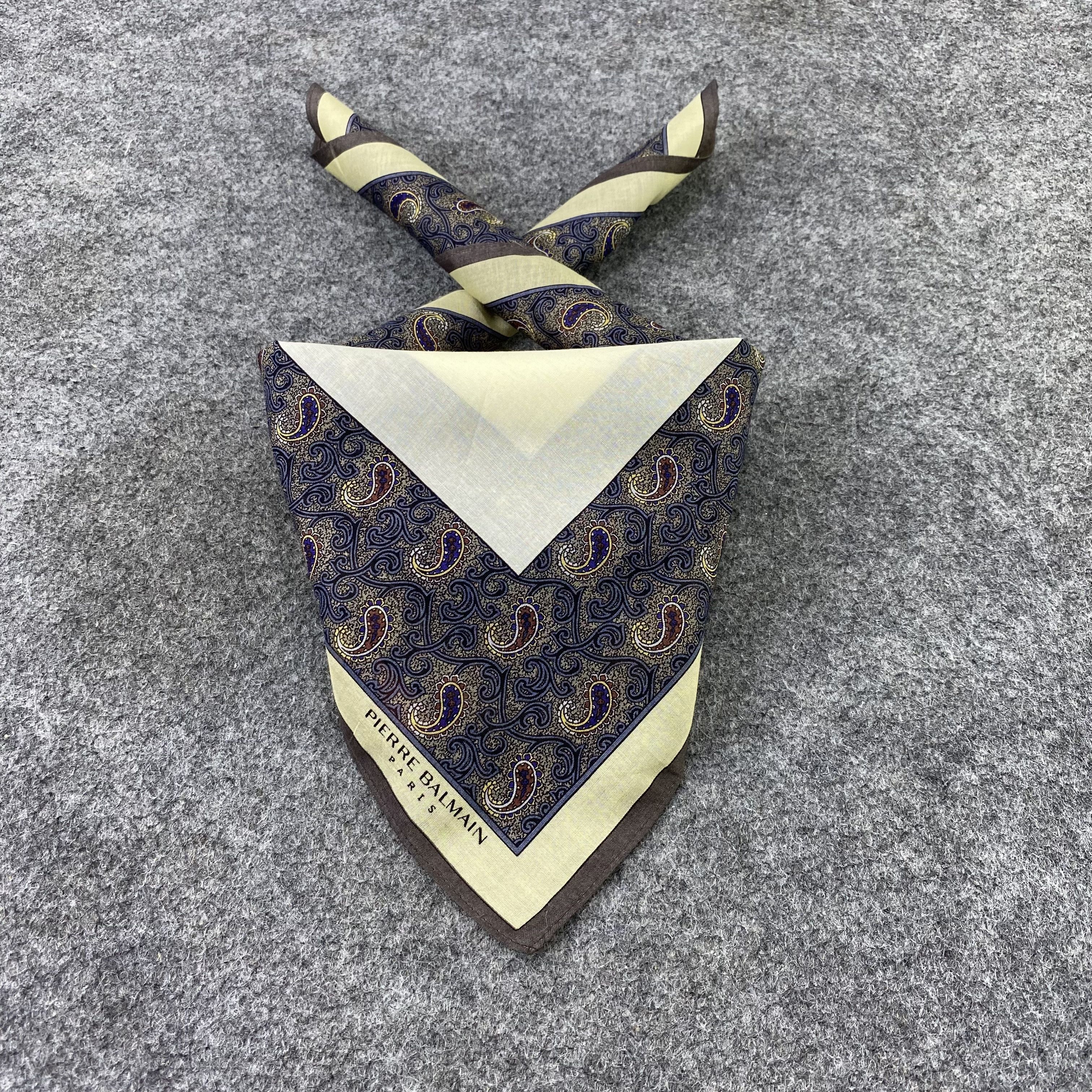Pierre Balmain Pierre Balmain Handkerchief / Bandana / Neckerchief -B942 Size ONE SIZE - 2 Thumbnail