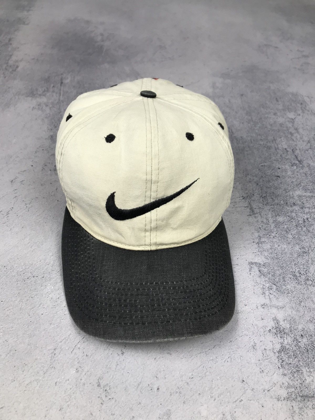 Nike × Vintage Vintage Nike Swoosh Embroidered Cap SnapBack Bootleg 90s Size ONE SIZE - 3 Thumbnail