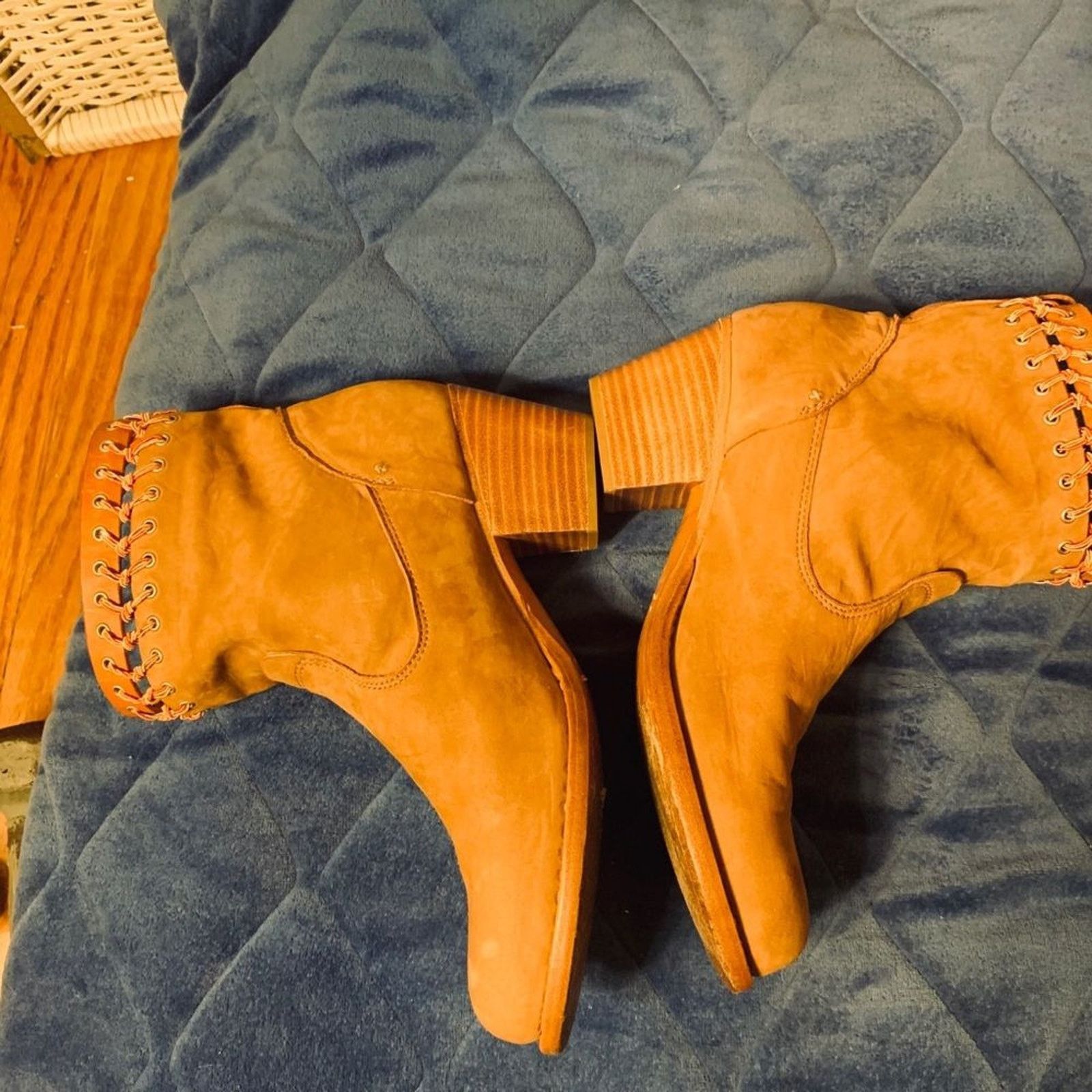 Rag & Bone RAG & BONE SUEDE WHIPSTITCHED ANKLE BOOTS BOOTIES 8.5 Size US 8.5 / IT 38.5 - 8 Thumbnail