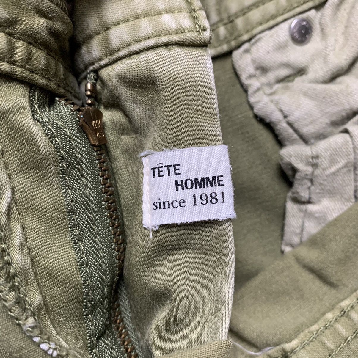 If Six Was Nine × Japanese Brand × Le Grande Bleu (L.G.B.) 2000s Tete Homme Spiral Cut Pants Size US 30 / EU 46 - 7 Thumbnail
