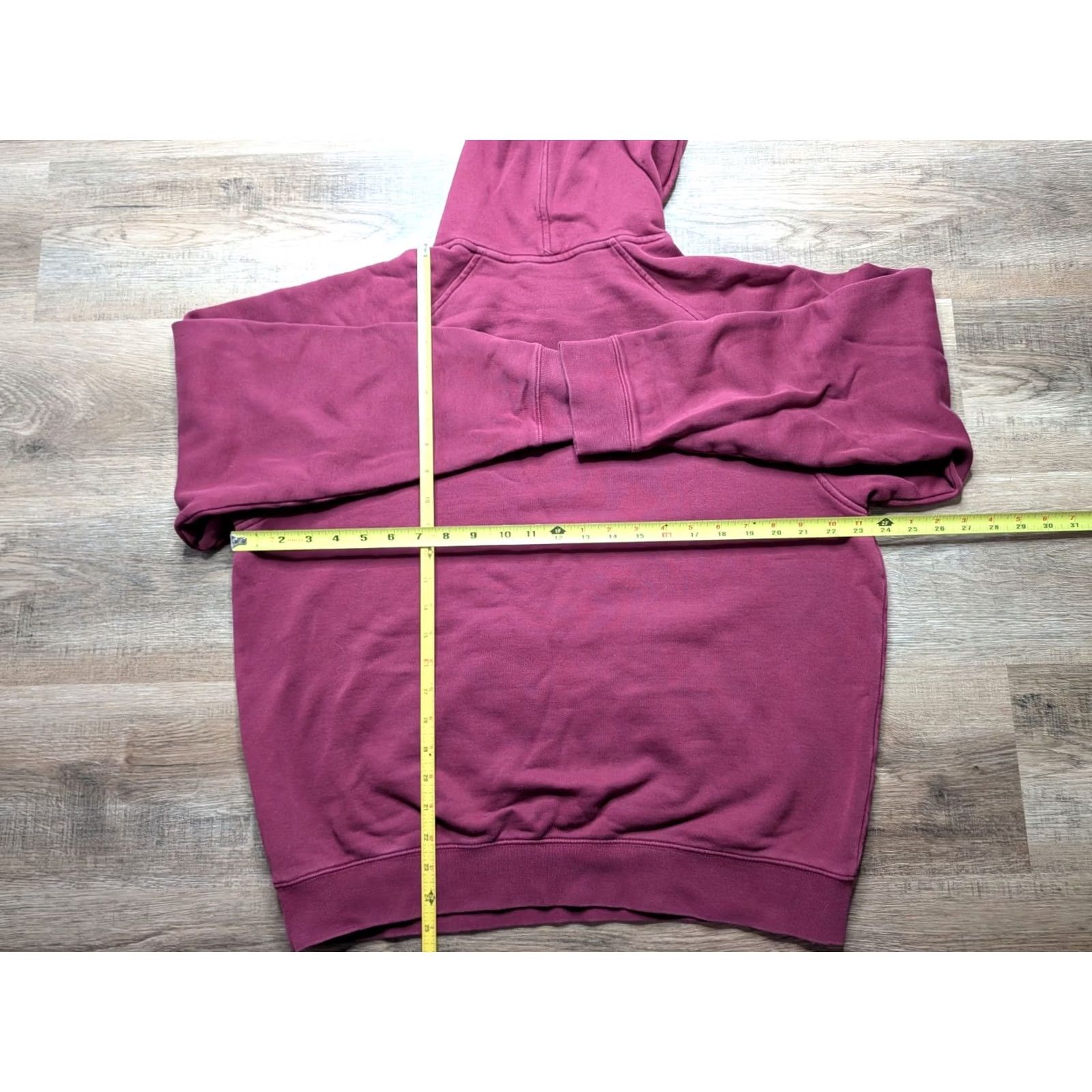 Nike VINTAGE Nike Hoodie Mens M Burgundy Y2K Essential Sportswear Size Excellent Condition Size US M / EU 48-50 / 2 - 5 Thumbnail