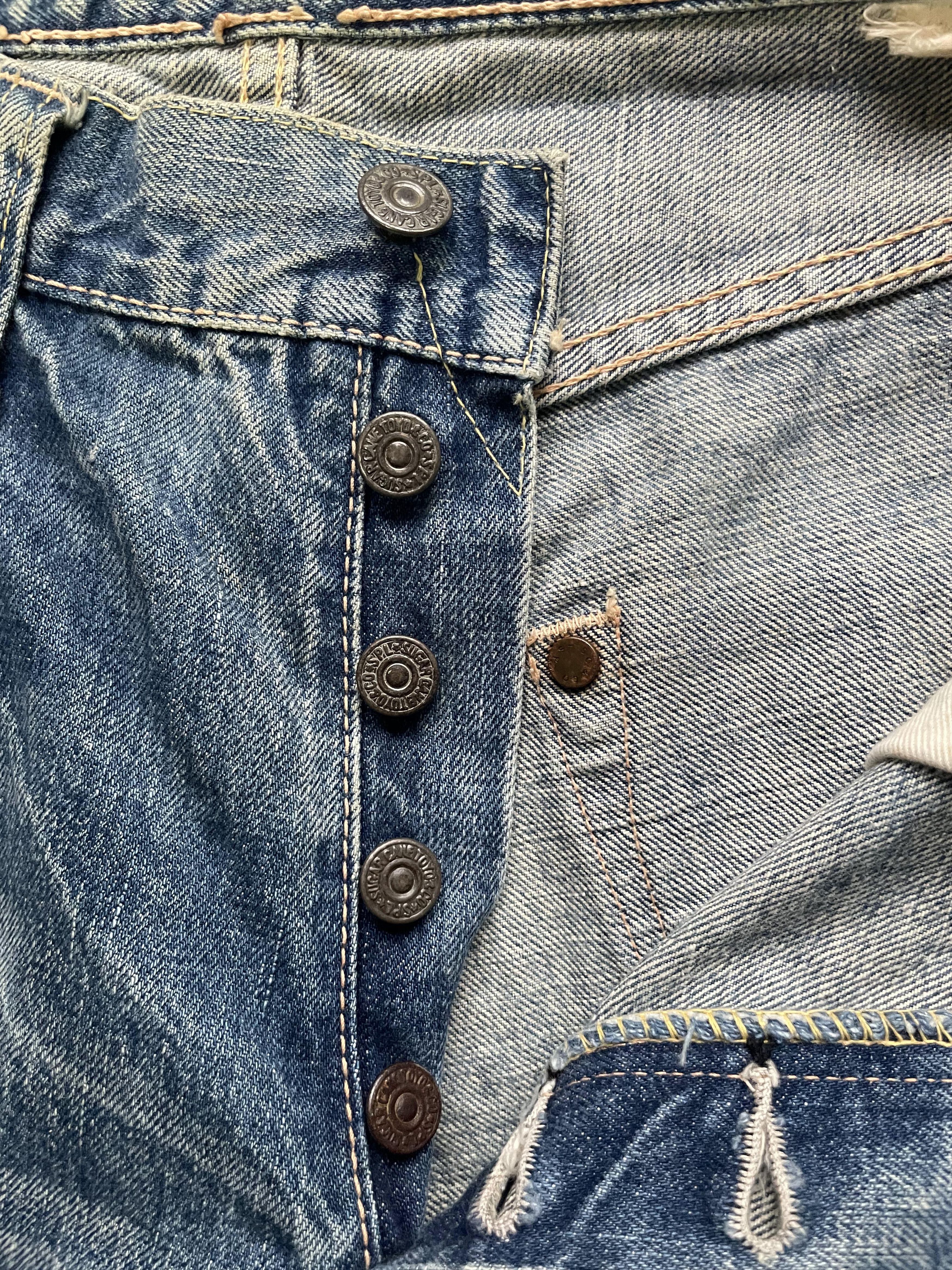 Sugar Cane Vintage Sugar Cane Star Selvedge Distresed Denim Size US 32 / EU 48 - 5 Thumbnail