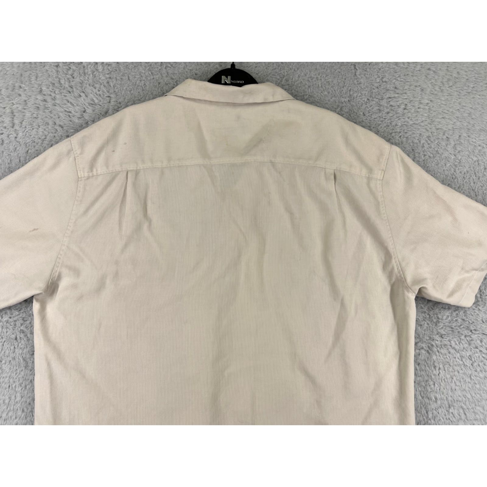 Tommy Bahama VINTAGE Tommy Bahama Shirt Men XL Beige Hawaiian Button Up Silk Blend Vacation Size US XL / EU 56 / 4 - 6 Thumbnail
