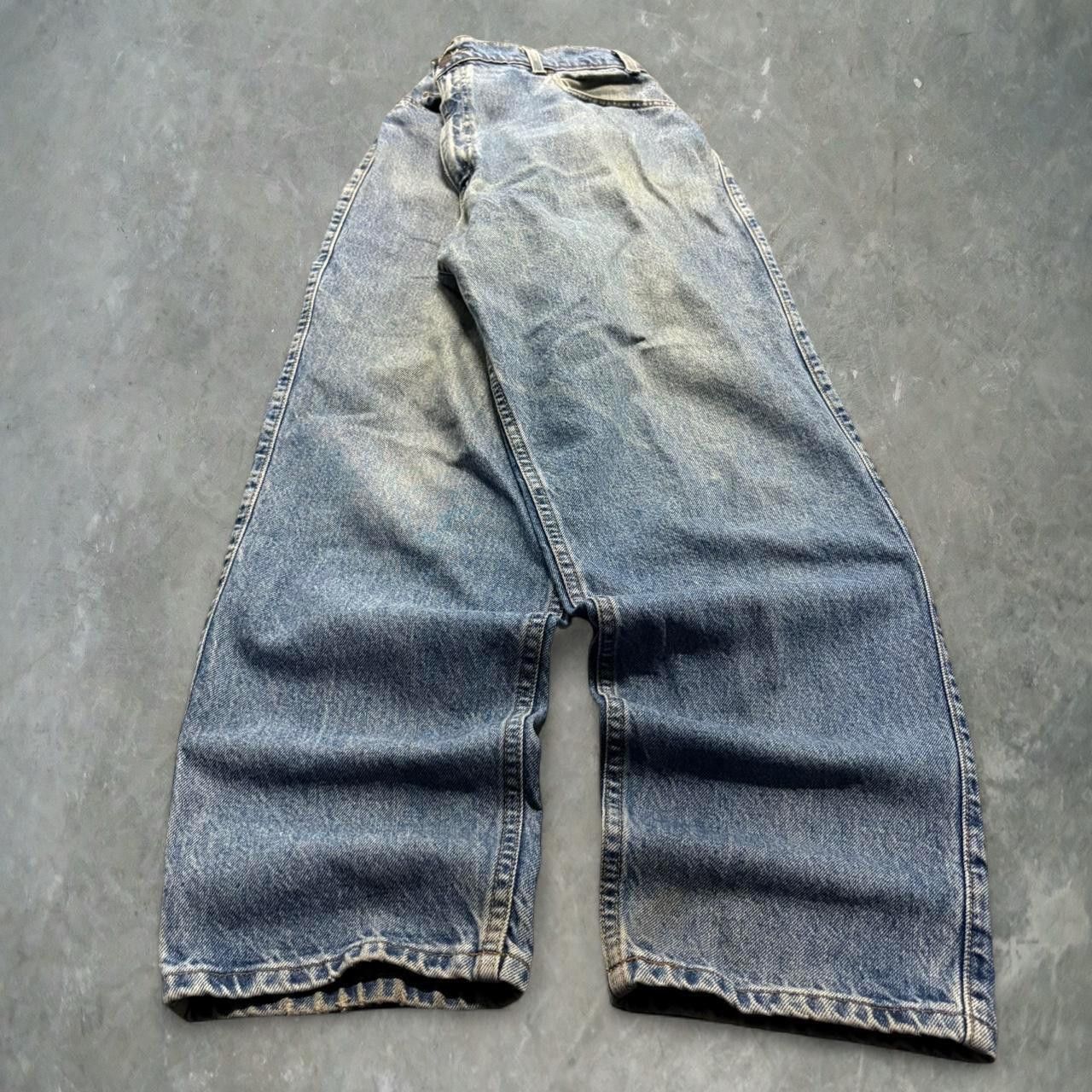 Levi's Crazy Vintage Y2K/2000s Baggy Levis 545 Loose Fit Medium Blue Wash Denim Jeans! Size US 38 / EU 54 - 1 Thumbnail