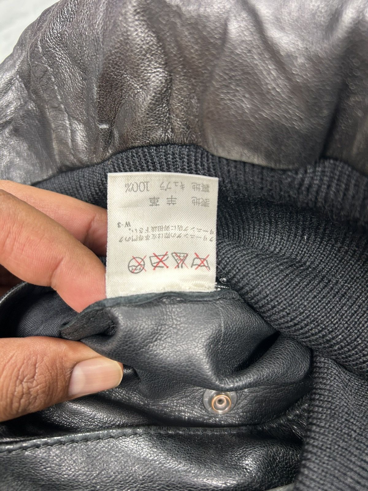 Issey Miyake Vintage Issey Miyake Leather Jacket Size US M / EU 48-50 / 2 - 9 Thumbnail
