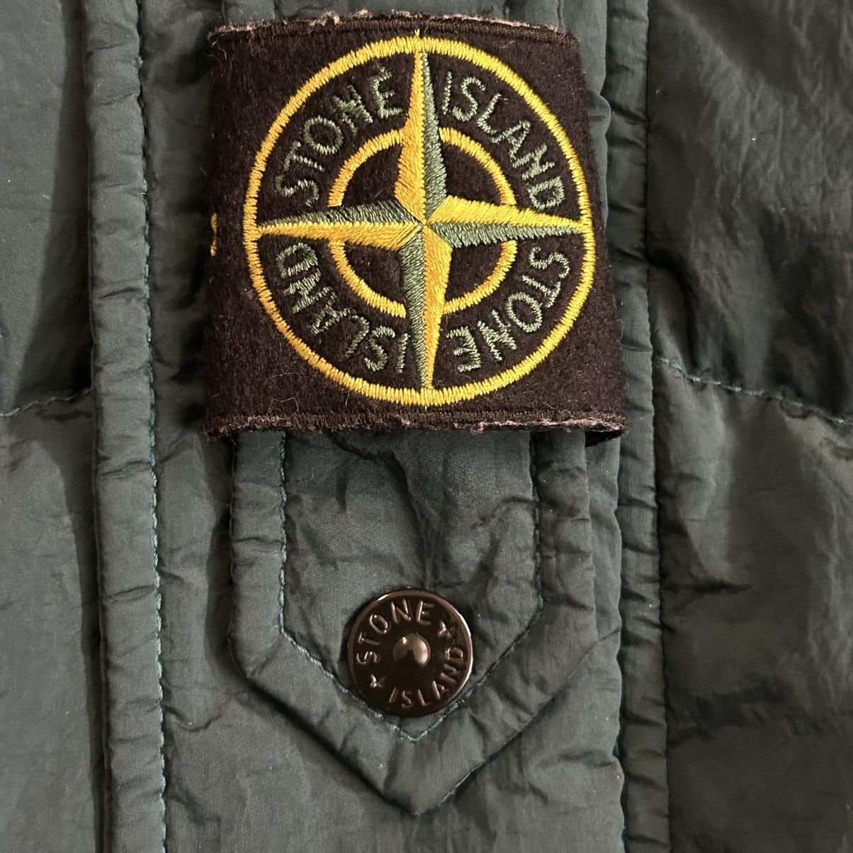 Stone Island Compass Motif Puffer SZ M fits L/XL Size US M / EU 48-50 / 2 - 3 Thumbnail