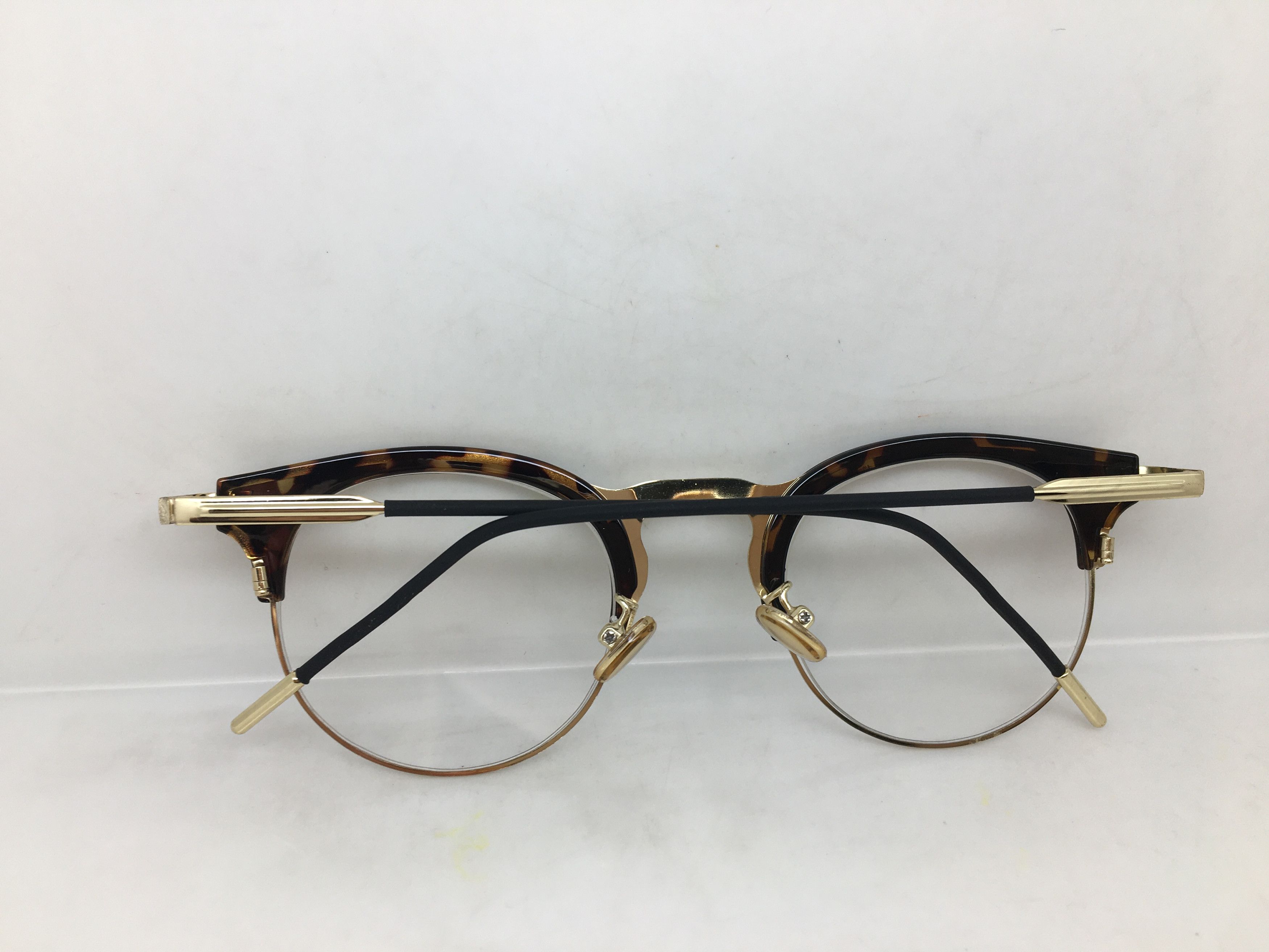 Other Keyhole Bridge James Dean Tortoise Gold Eyeglasses Frame Size ONE SIZE - 9 Thumbnail