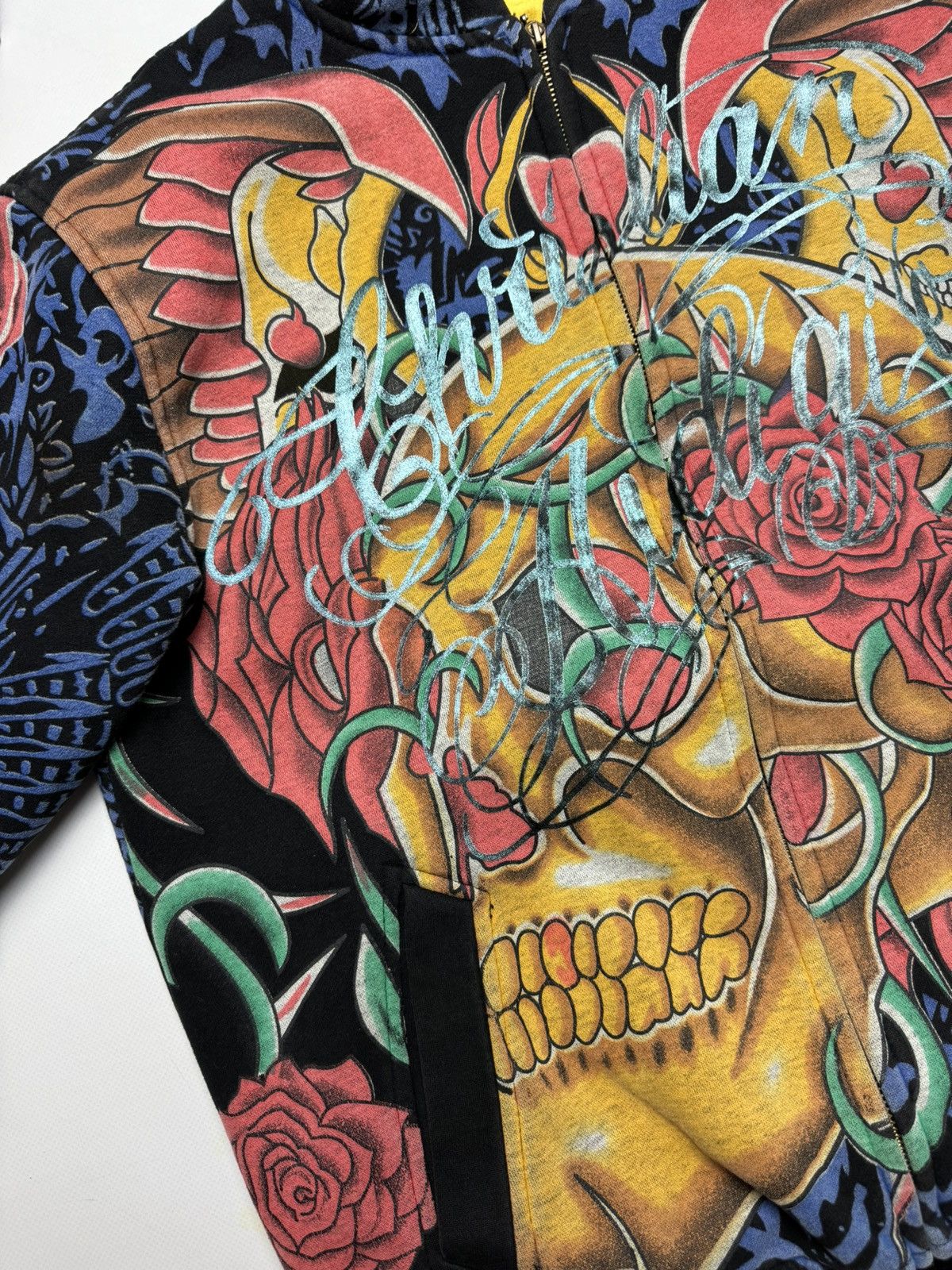 Christian Audigier × Ed Hardy × Vintage Christian Audigier Ed hardy y2k vintage hoodie Big logo Size US M / EU 48-50 / 2 - 6 Thumbnail