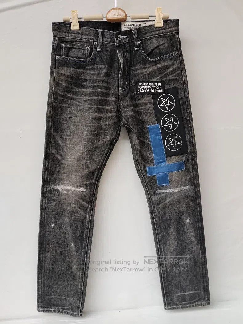 Neighborhood Neighborhood size S Denim Pants Size US 27 - 1 Thumbnail