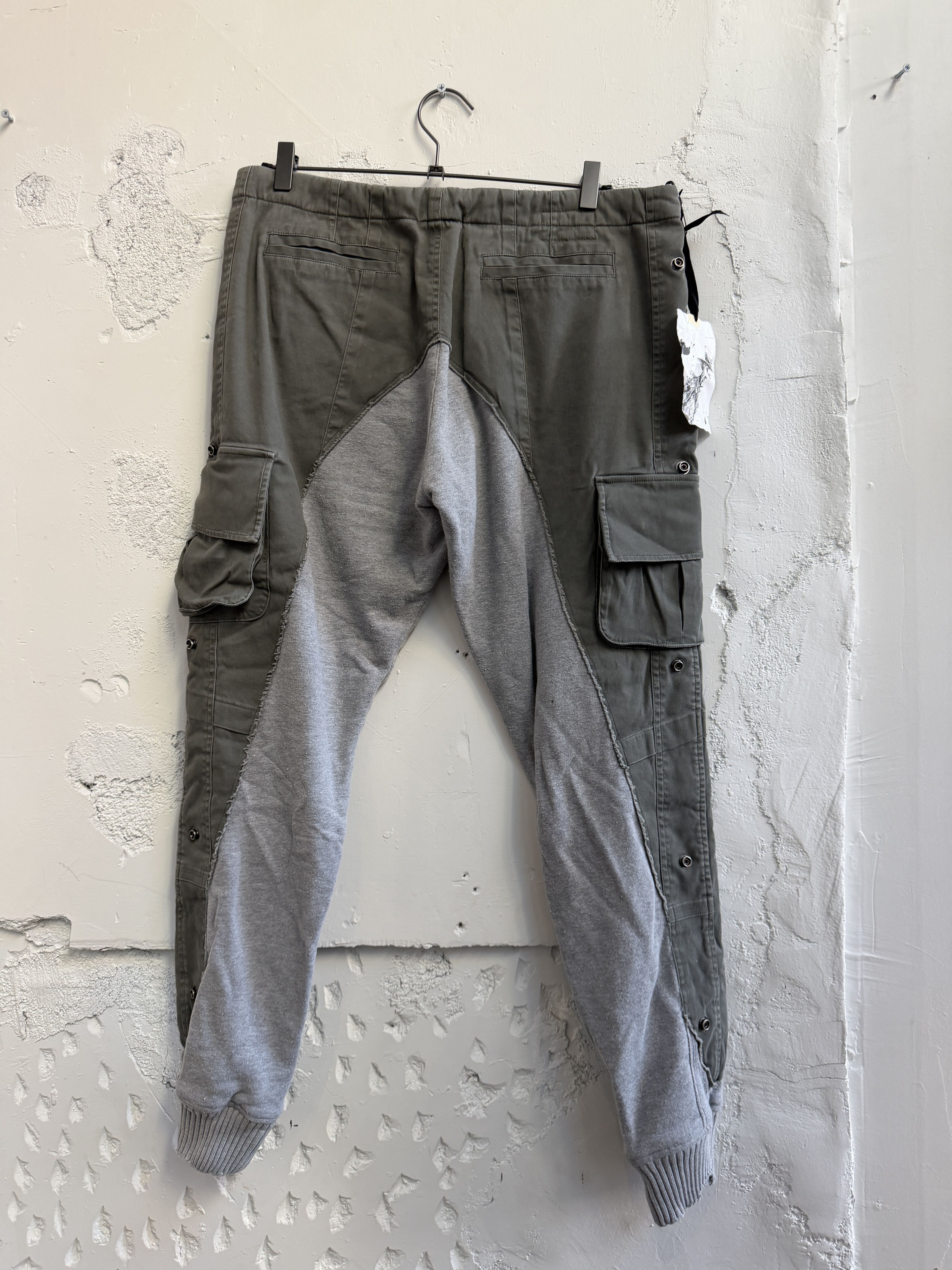 Greg Lauren Greg Lauren 50/50 Army Terry Long Pants Size US 34 / EU 50 - 2 Thumbnail