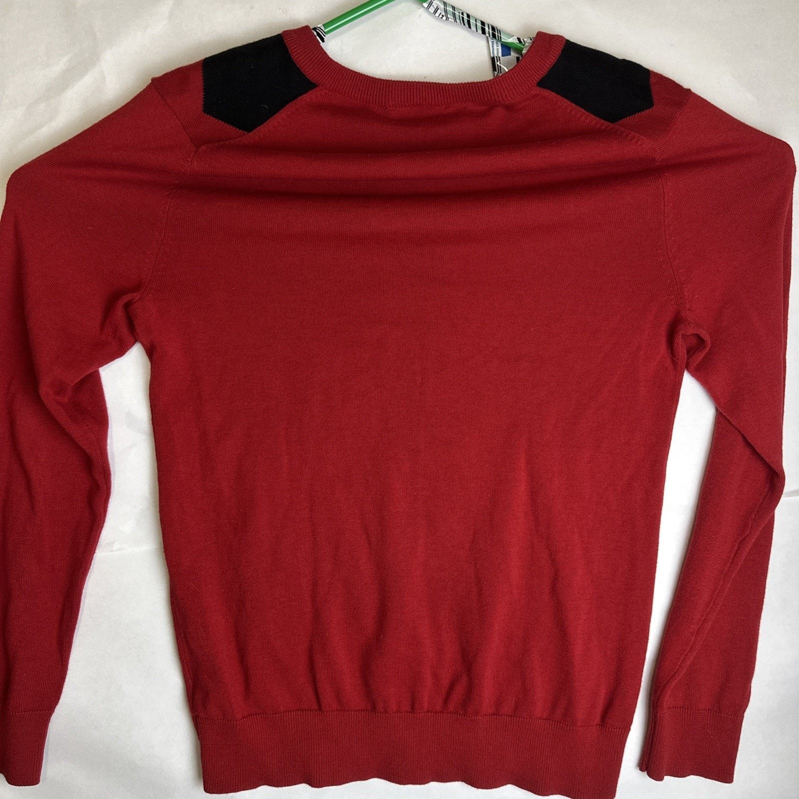 Express Express Sweater Men's small Red Black Gray Solid Diamond Size US S / EU 44-46 / 1 - 5 Thumbnail
