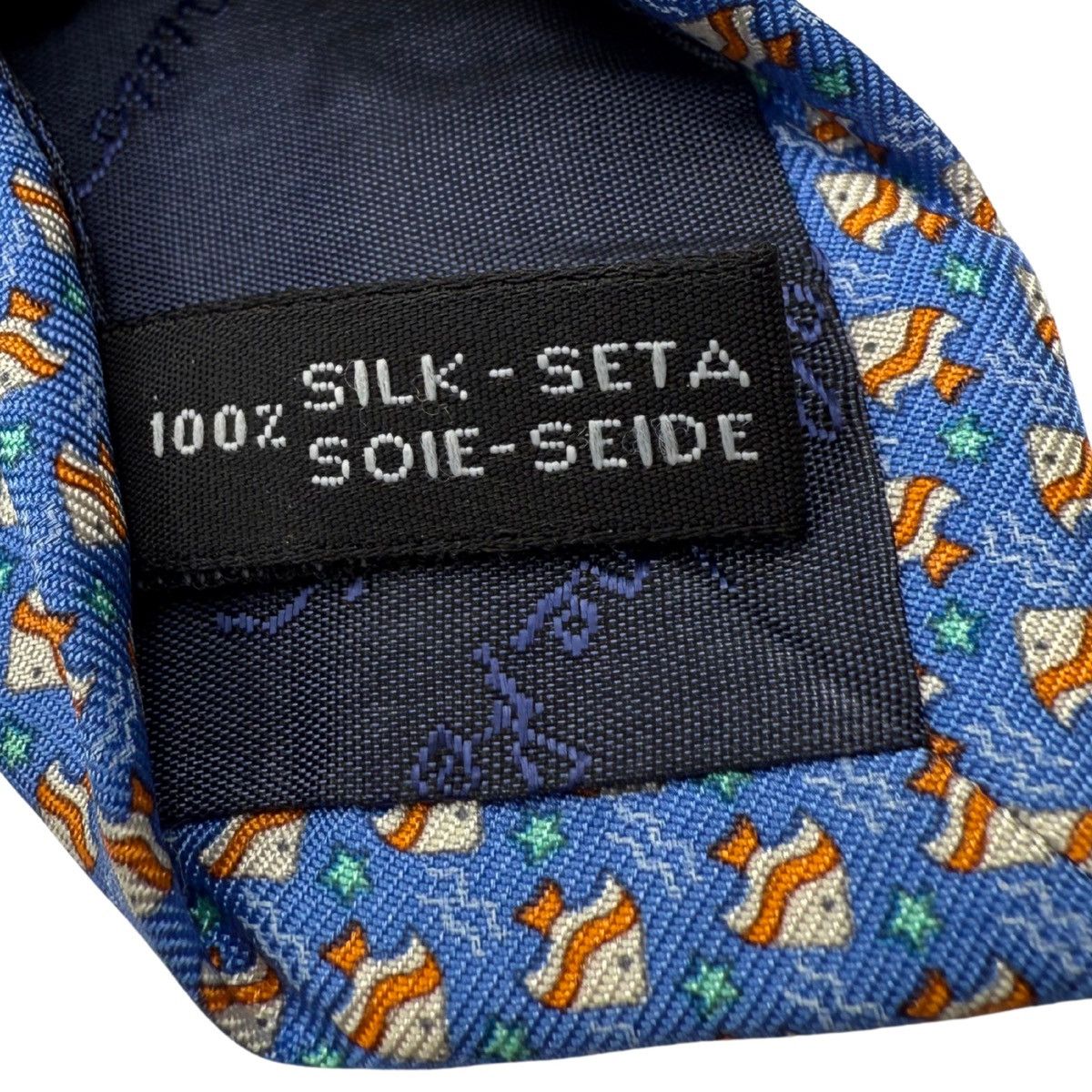Salvatore Ferragamo Salvatore Ferragamo Silk Tie, Blue, Made in Italy, Like New Size ONE SIZE - 5 Thumbnail