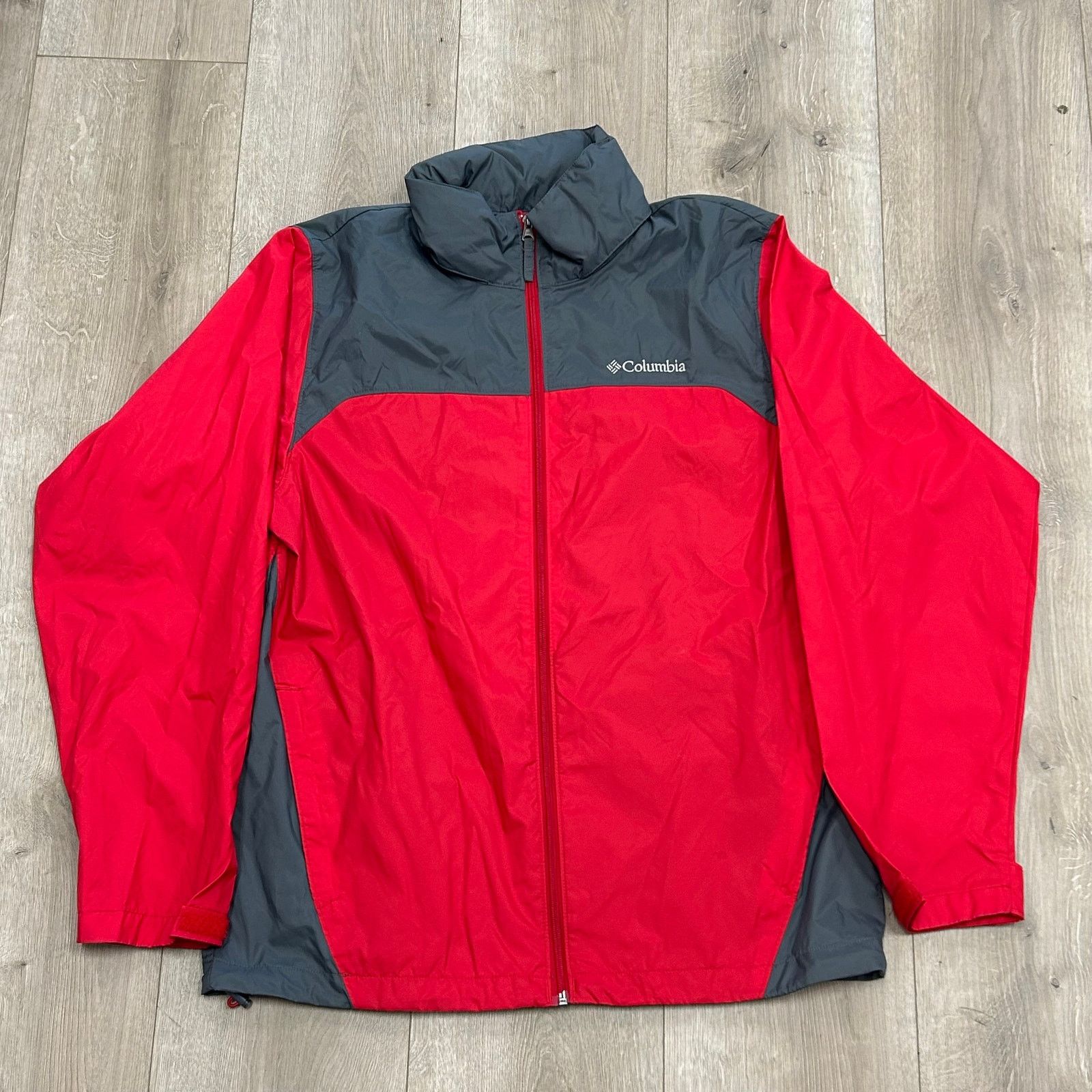 Columbia Columbia Glennaker Lake Rain Shell Jacket Red Gray Medium Size US M / EU 48-50 / 2 - 1 Thumbnail