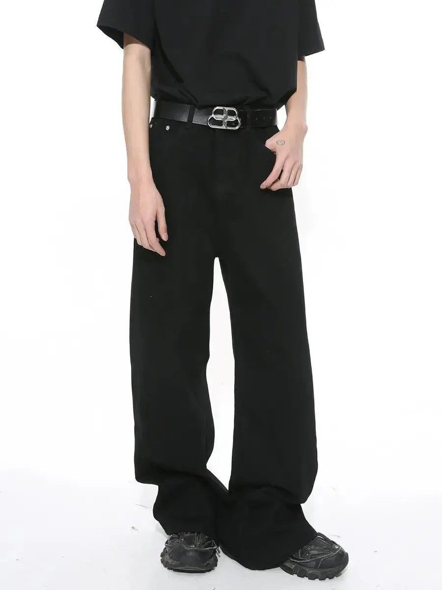 Japanese Brand Retro straight tube loose casual jeans Size US 32 / EU 48 - 5 Thumbnail
