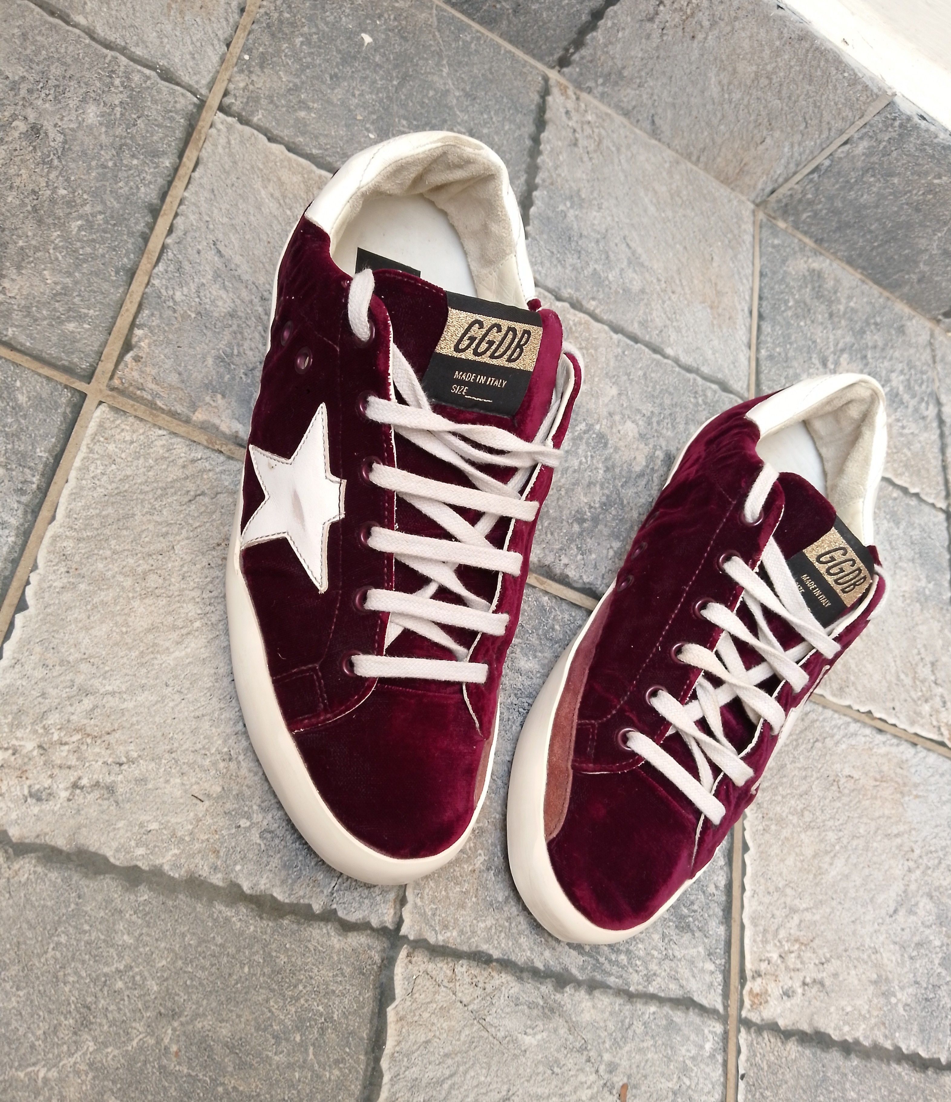 Golden Goose superstar velvet sneakers Size US 9 / IT 39 - 1 Thumbnail