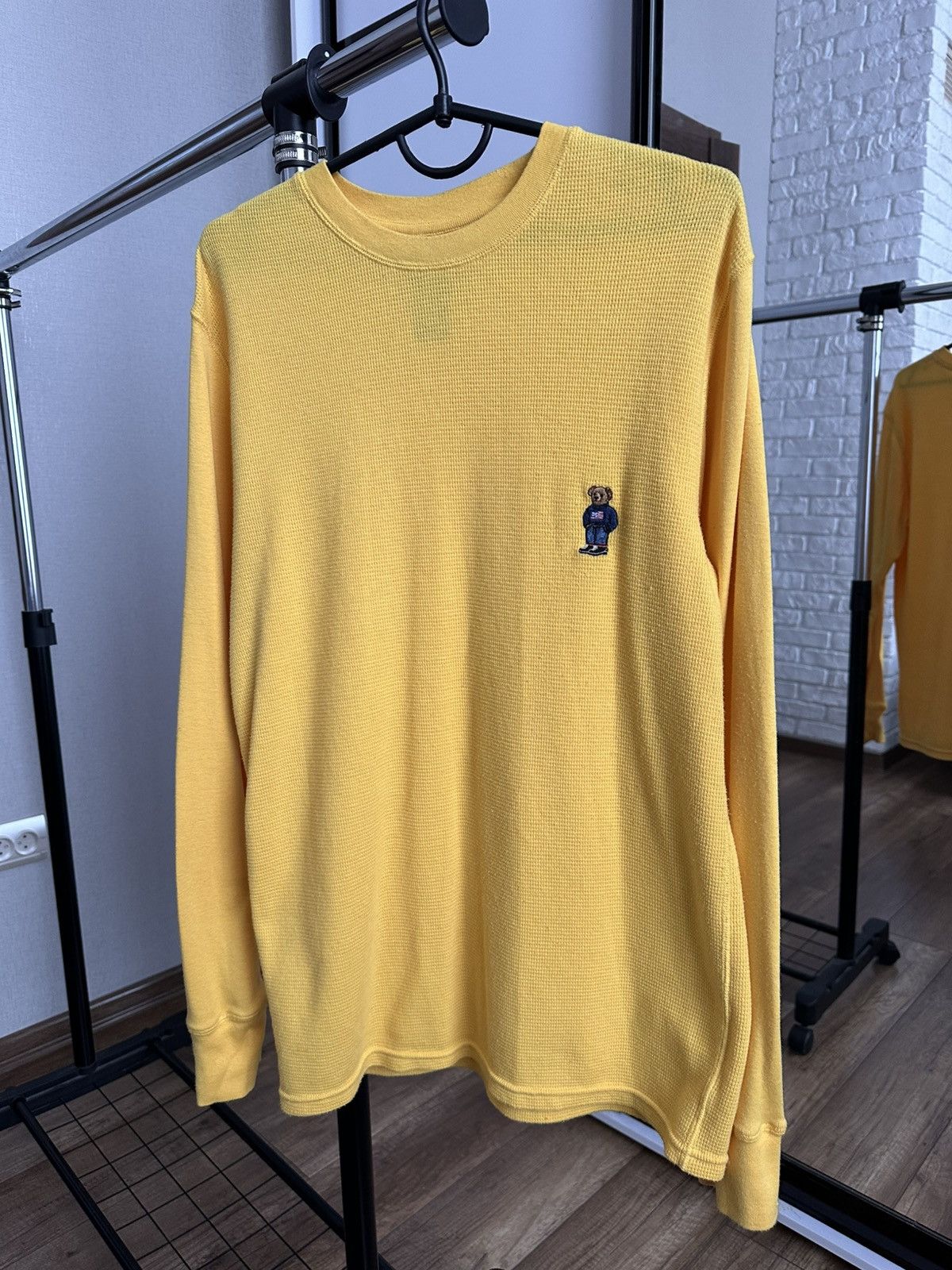 Polo Ralph Lauren Polo Bear Ralph Lauren RL Waffle Sweatshirt Crewneck Size US M / EU 48-50 / 2 - 3 Thumbnail