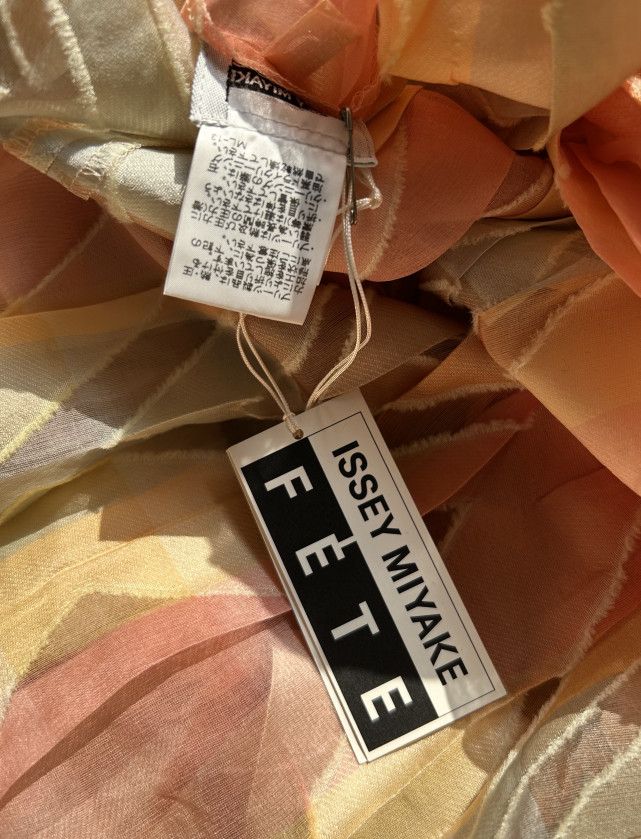 Issey Miyake ISSEY MIYAKE FETE Pleated Diamond-Pattern Dress Size L / US 10 / IT 46 - 5 Thumbnail