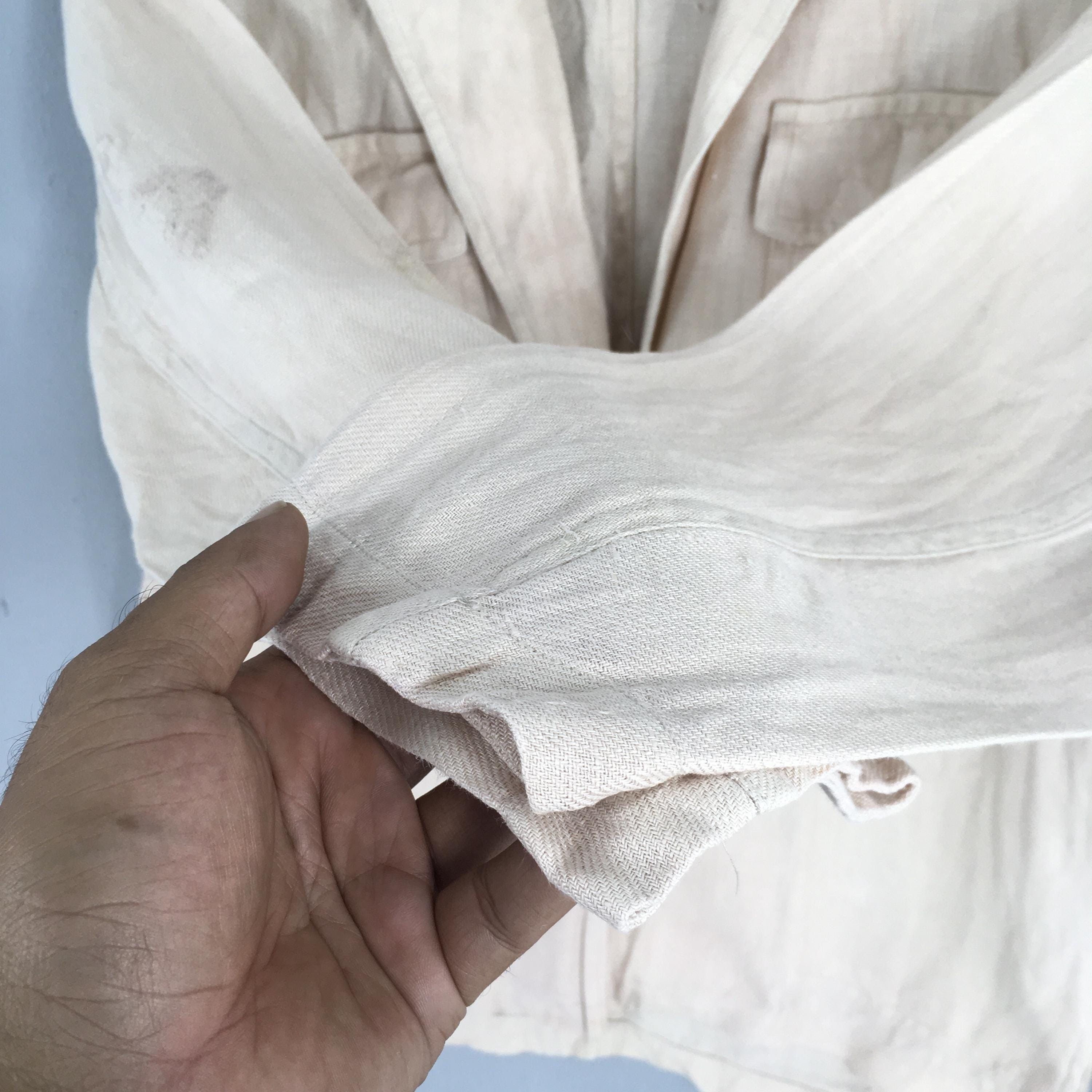 Issey Miyake Vintage 1980s Issey Miyake Linen Jacket Medium Size US M / EU 48-50 / 2 - 4 Thumbnail